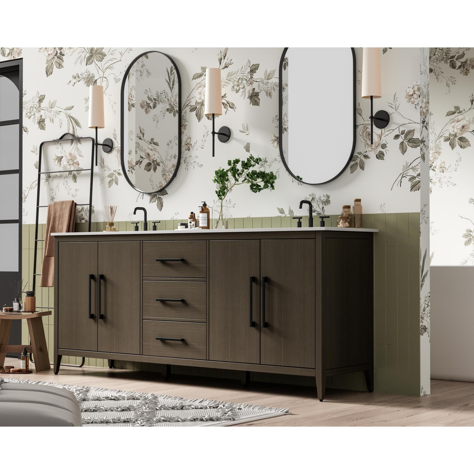 Millie 84 Inch Bath Vanity by Elegant Dcor