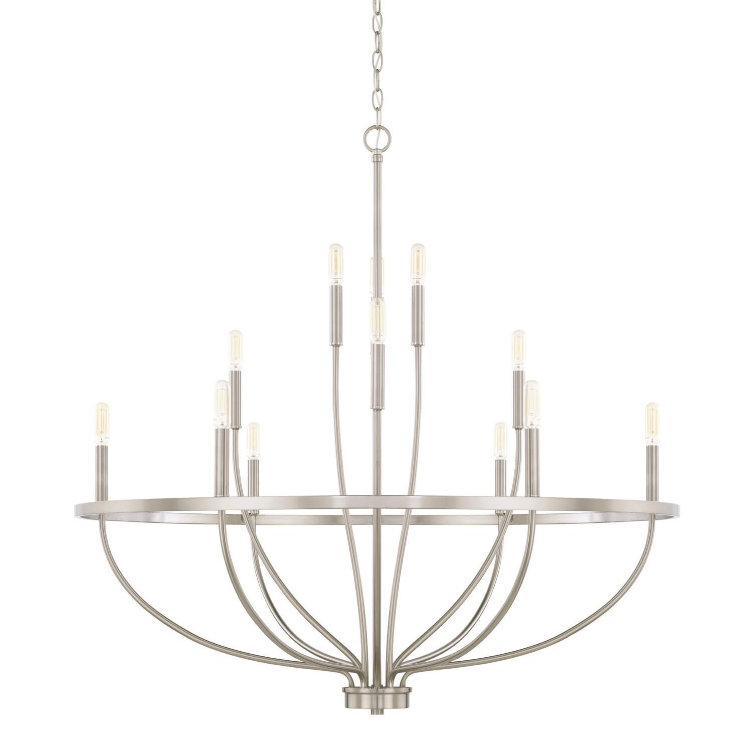 Greyson 40 Inch 12 Light Chandelier Capitol Lighting