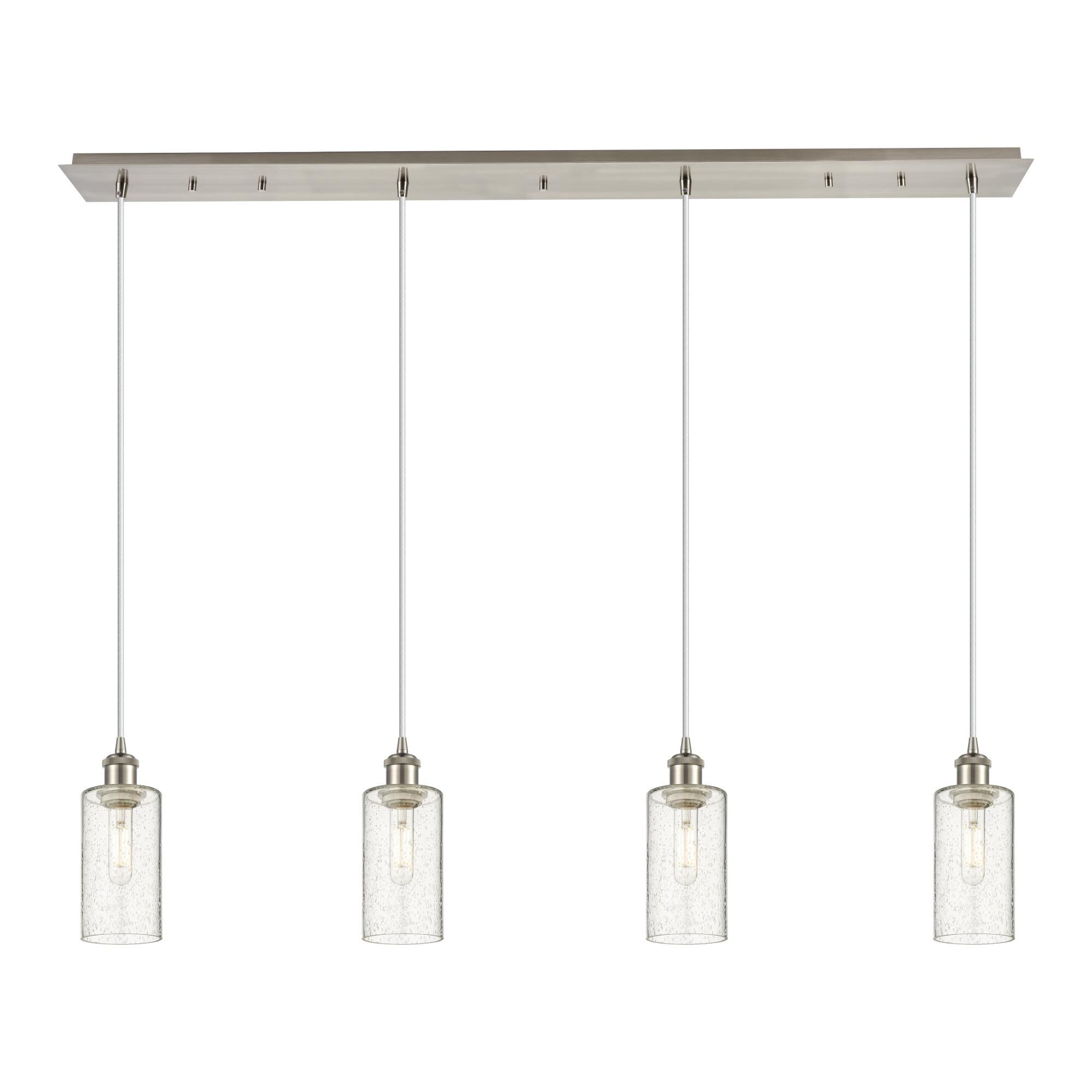 Shown in Satin Nickel finish and Seedy shade