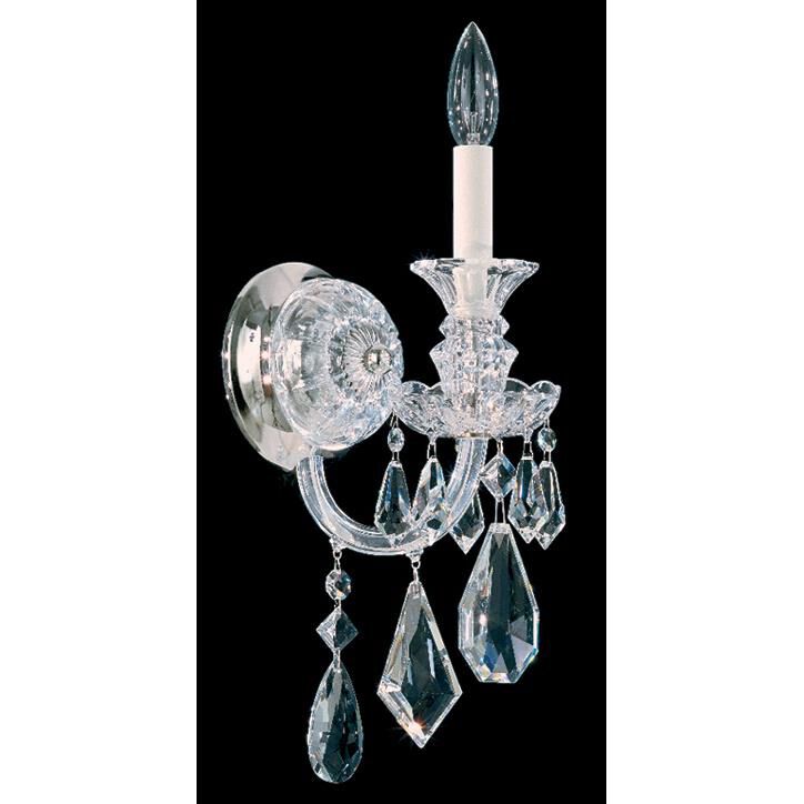 Shown in Silver finish and Clear Heritage Handcut crystal