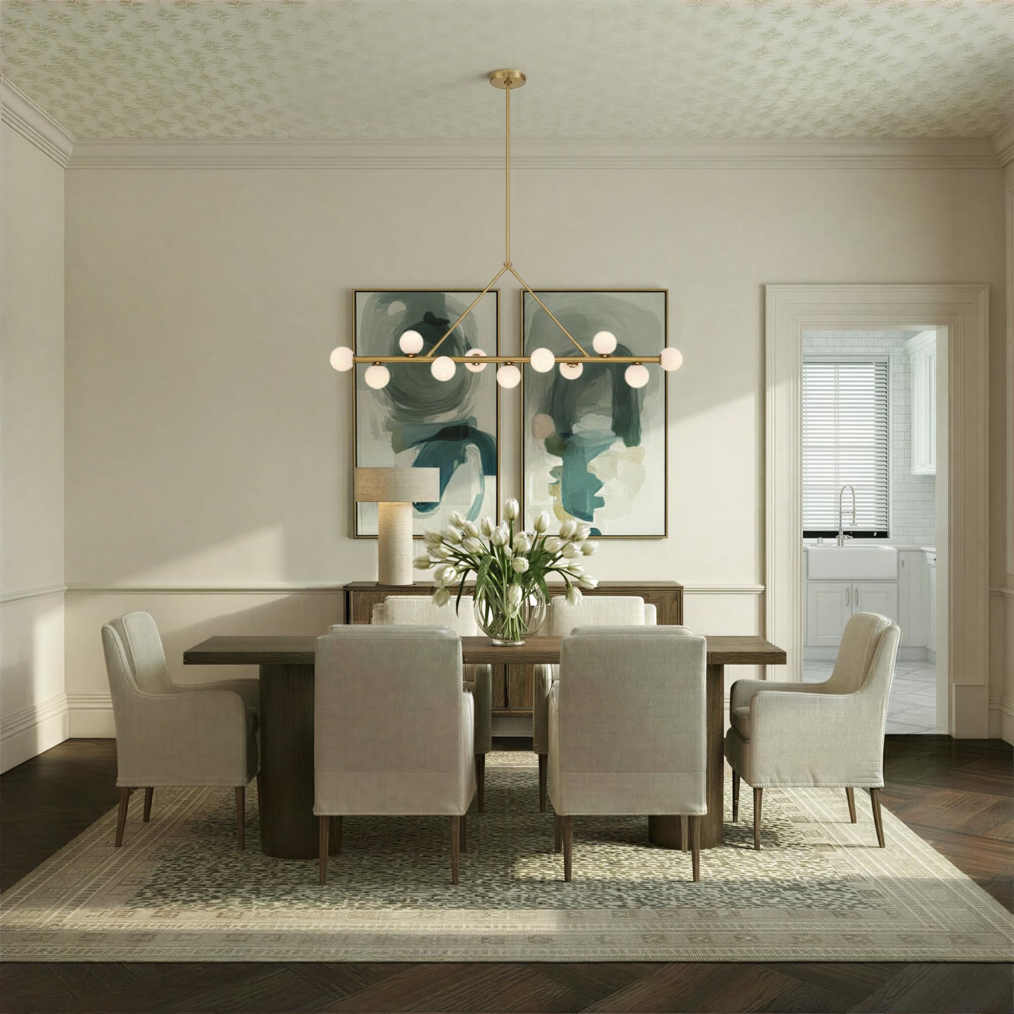 Terrell Medium Linear Chandelier,