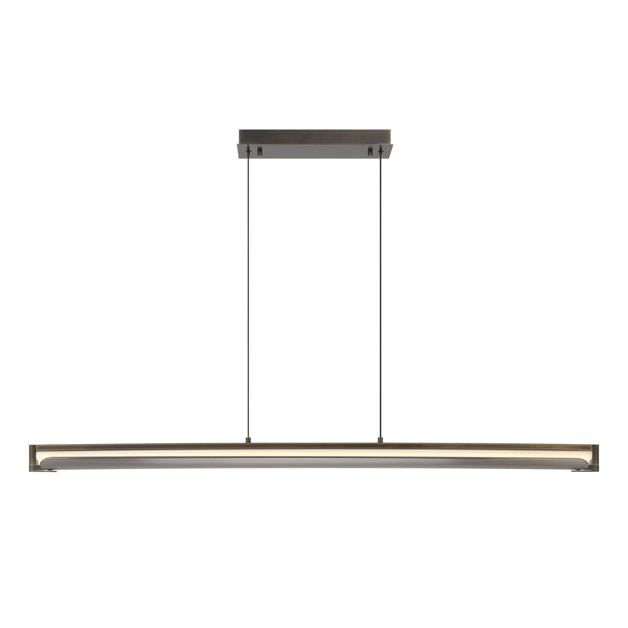 Shown in Weathered Brass finish and Smoked glass