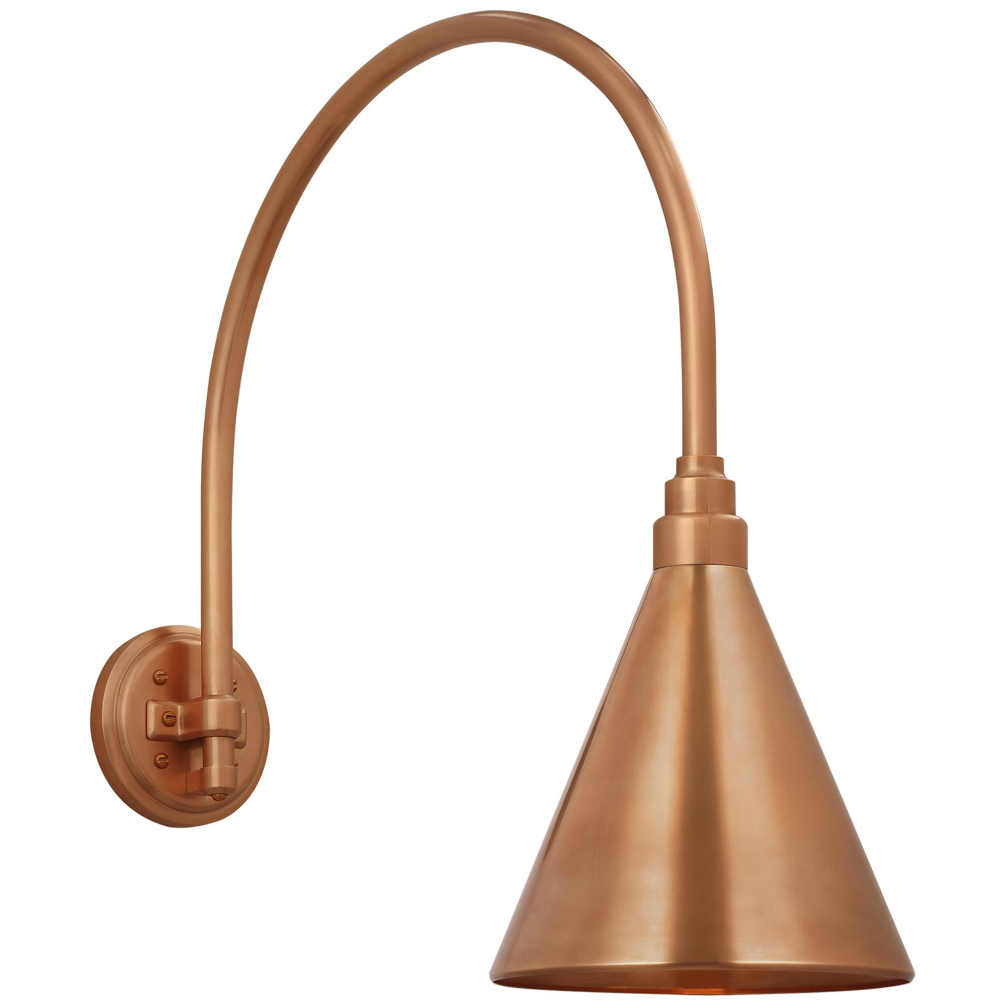 Shown in Soft Copper finish and Copper shade