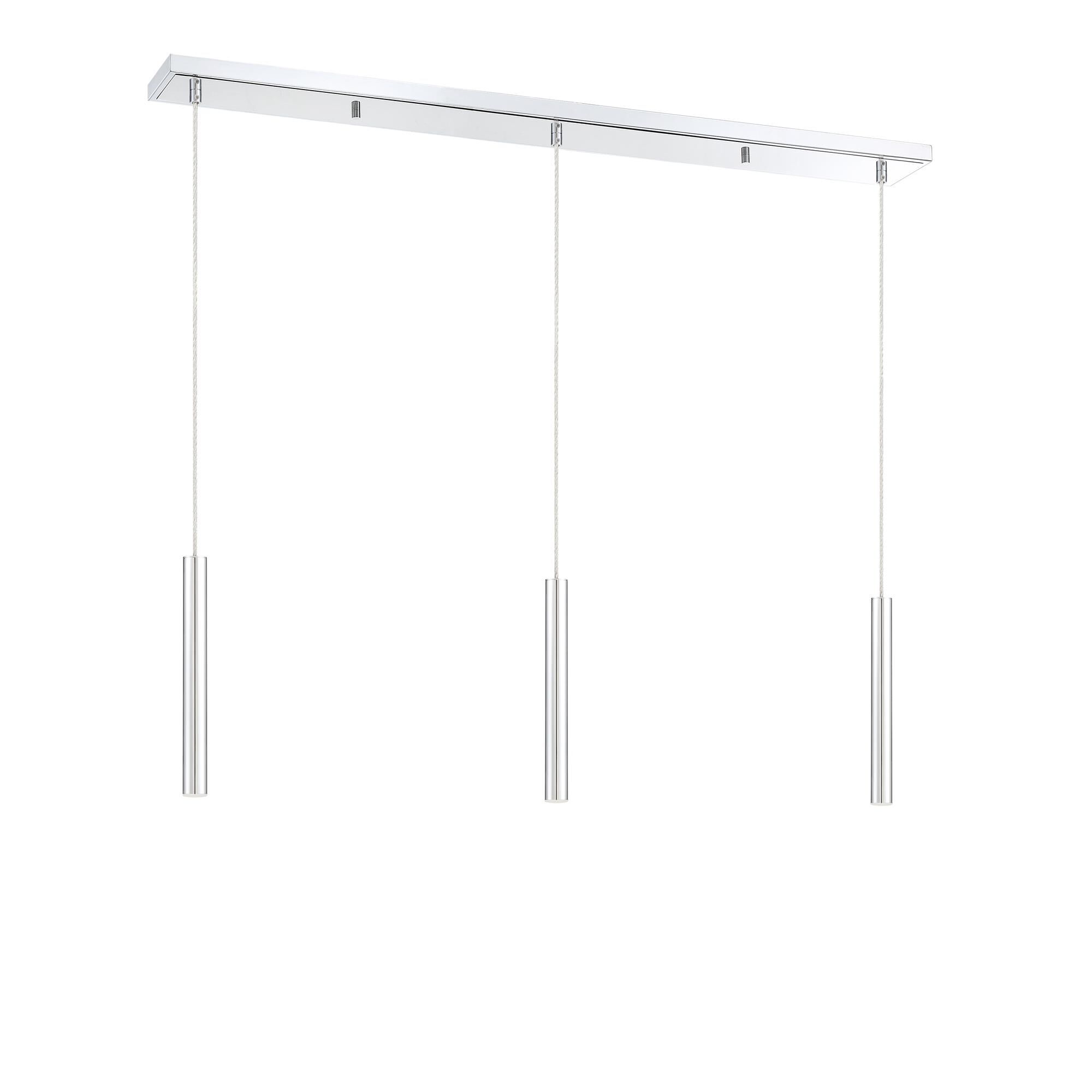Shown in Chrome finish and Steel glass and Steel shade