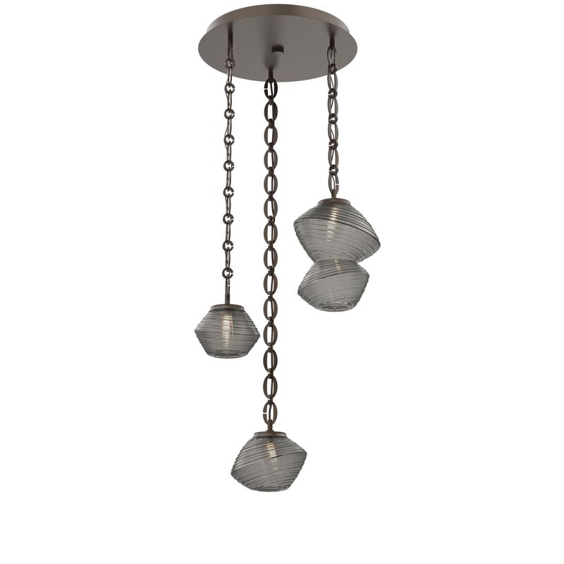 Levi Wilson Mesa 3 Light Multi Light Pendant by Hammerton Studio