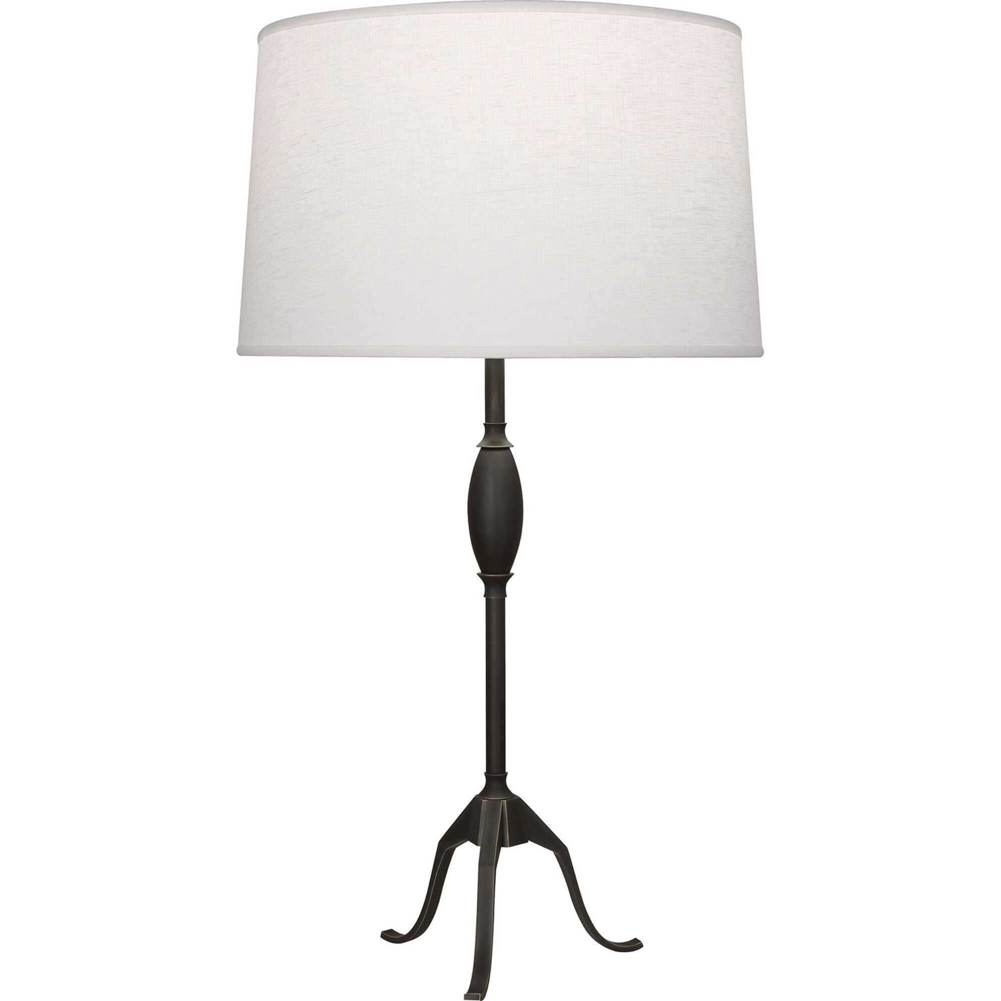 Shown in Deep Patina Bronze finish and Off White shade