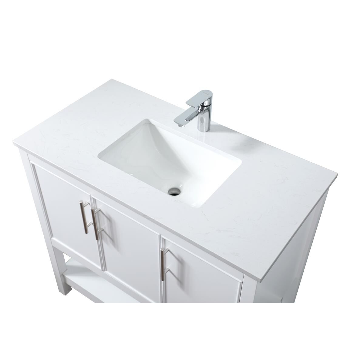 Shown in White finish