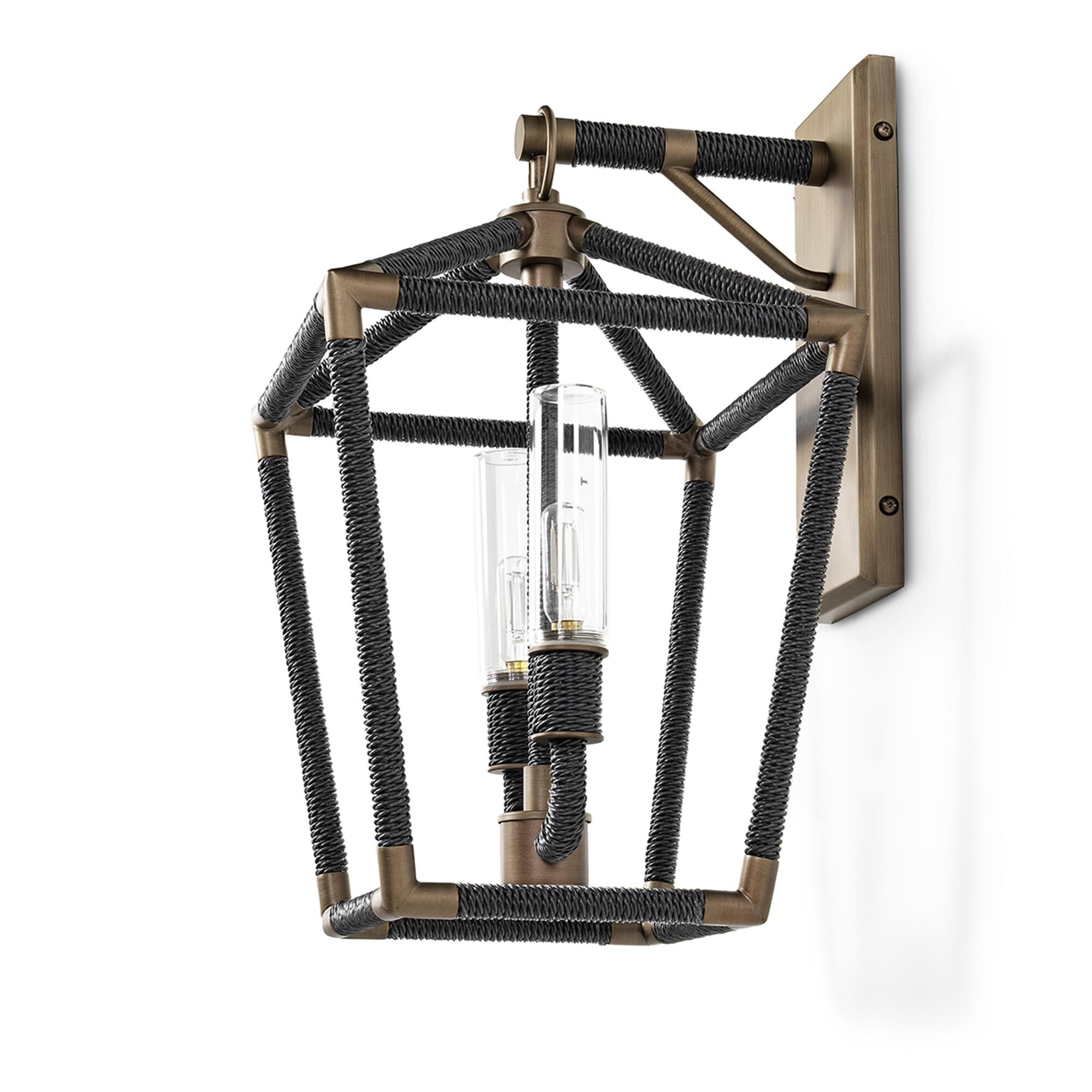 Hollister 21 Inch Outdoor Wall Light by Palecek
