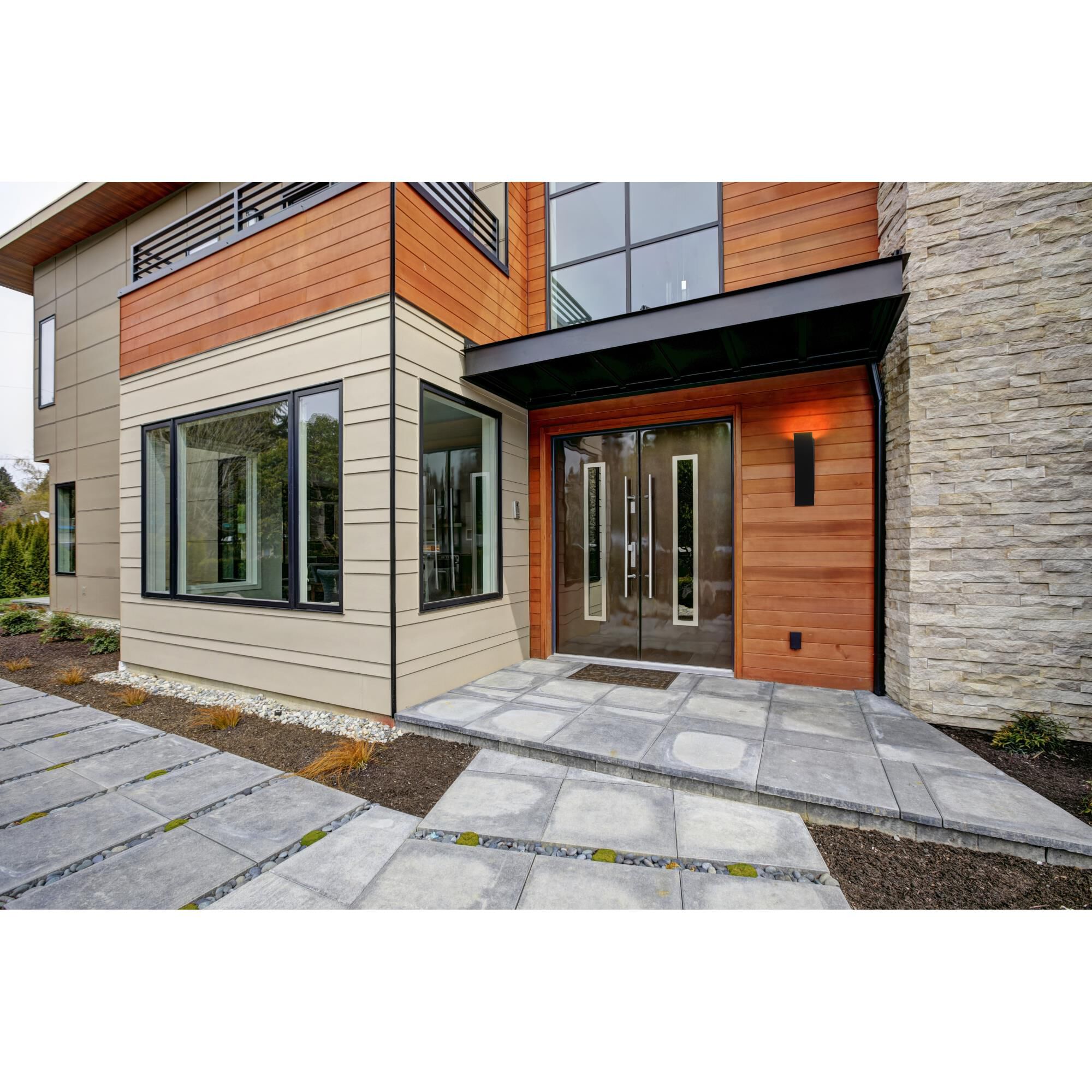 Shown in Black finish and Glass shade