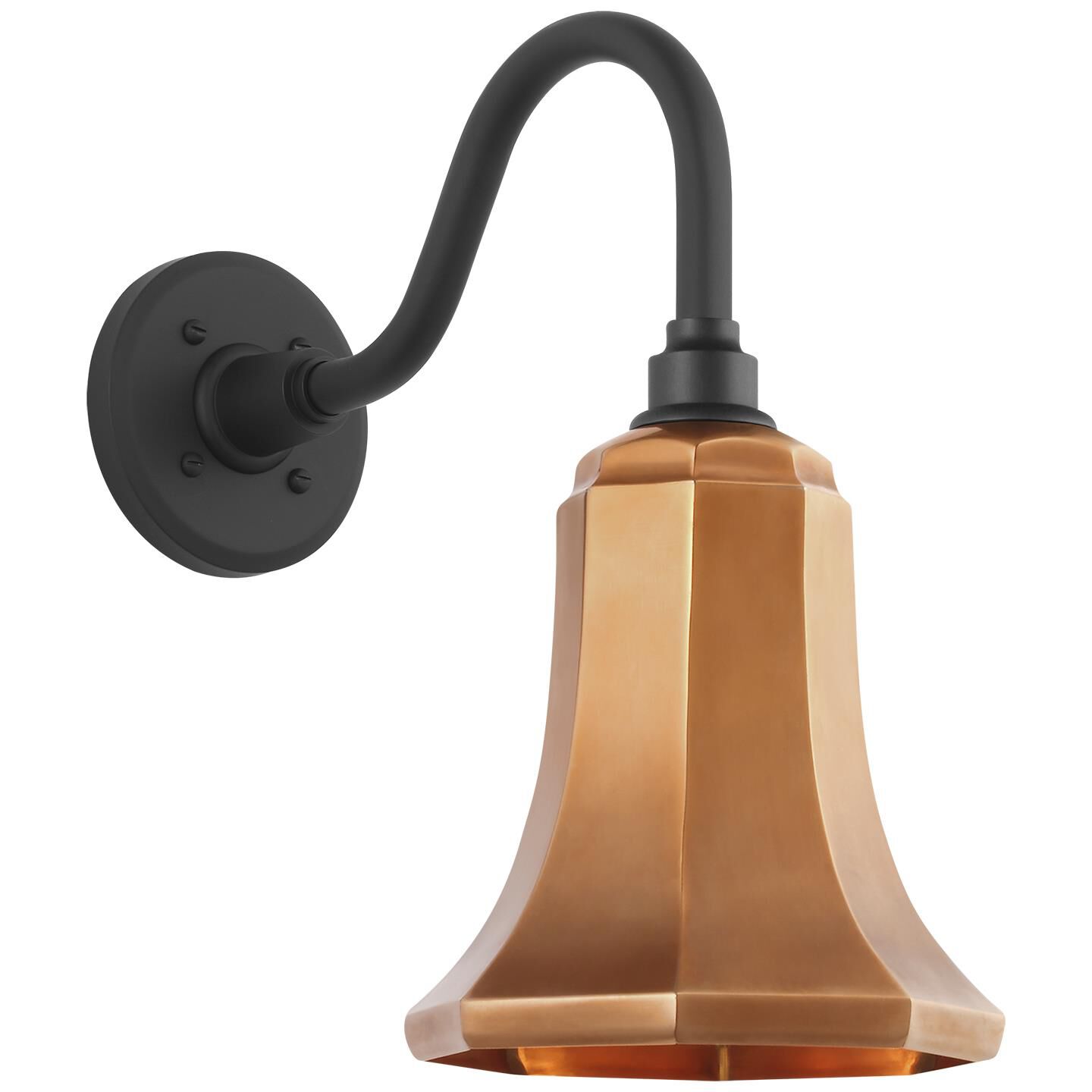 Shown in Matte Black finish and Soft Copper Savannah shade