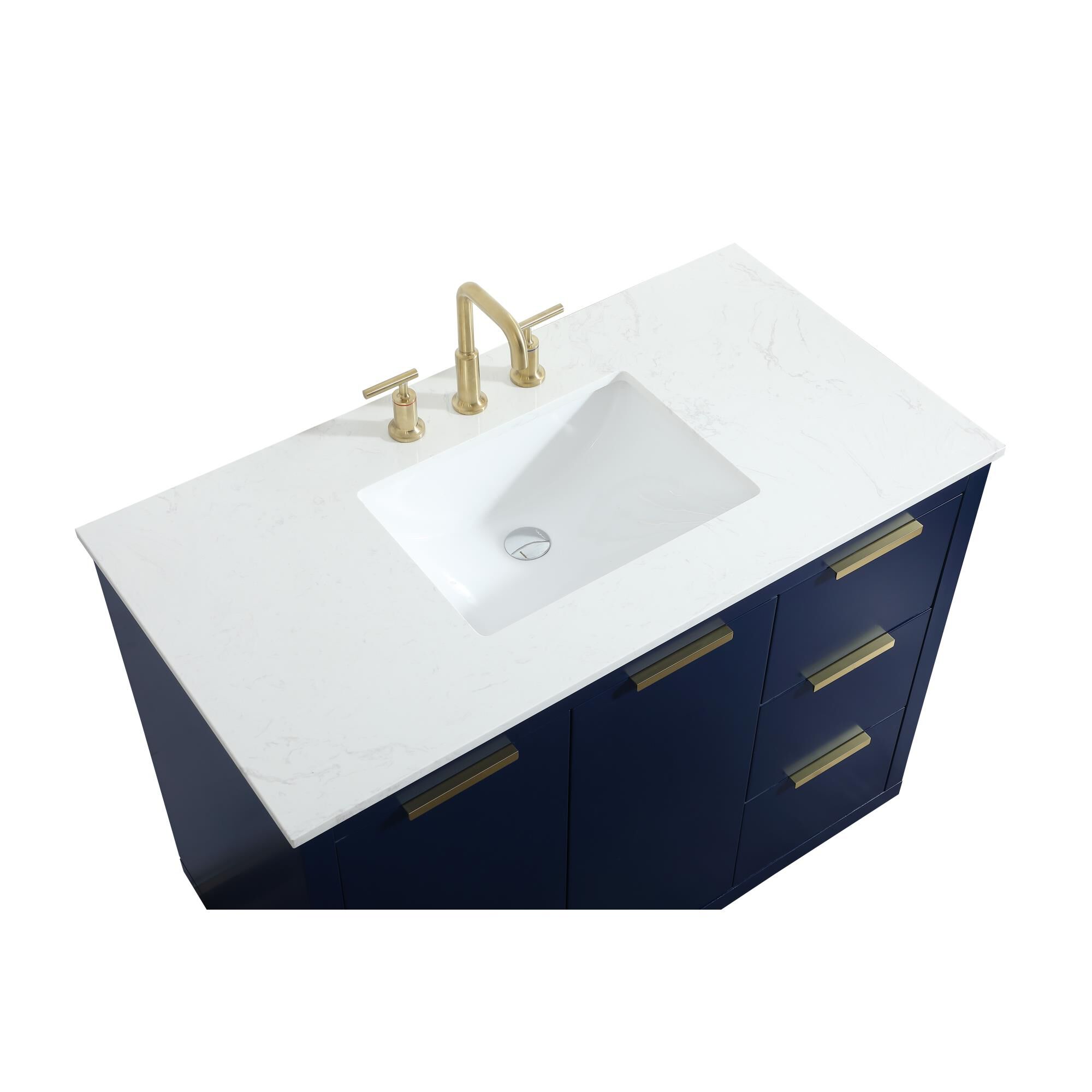 Shown in Blue finish