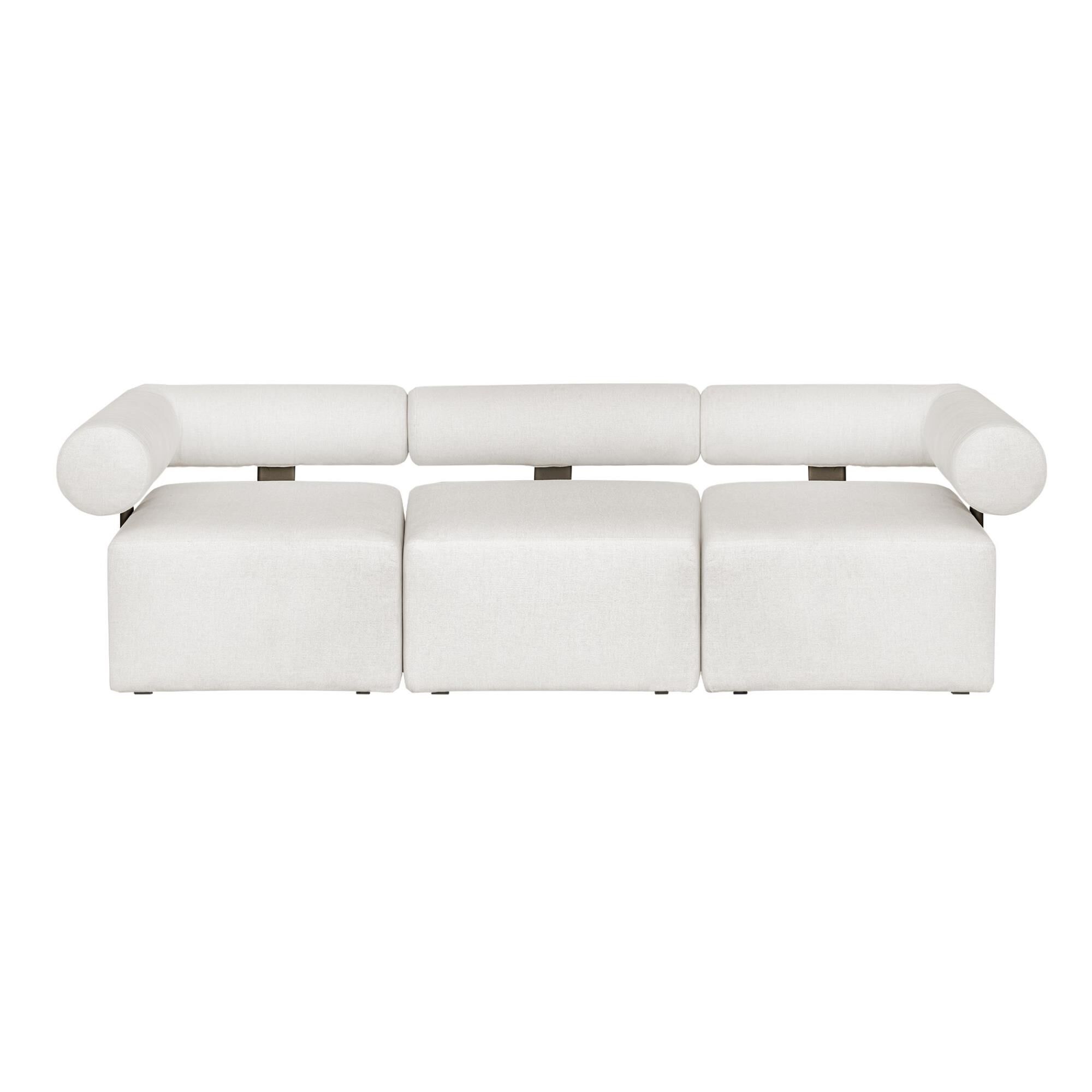 Bolster Back 36 Inch Loveseat by Uttermost