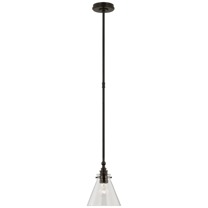Visual Comfort Signature Collection Chapman and Myers Parkington 7 Inch LED Mini Pendant