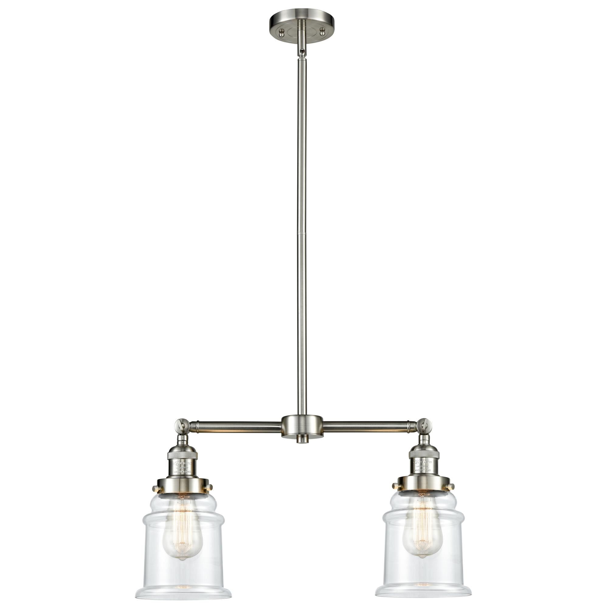 Bruno Marashlian Canton 21 Inch 2 Light Mini Chandelier by Innovations Lighting