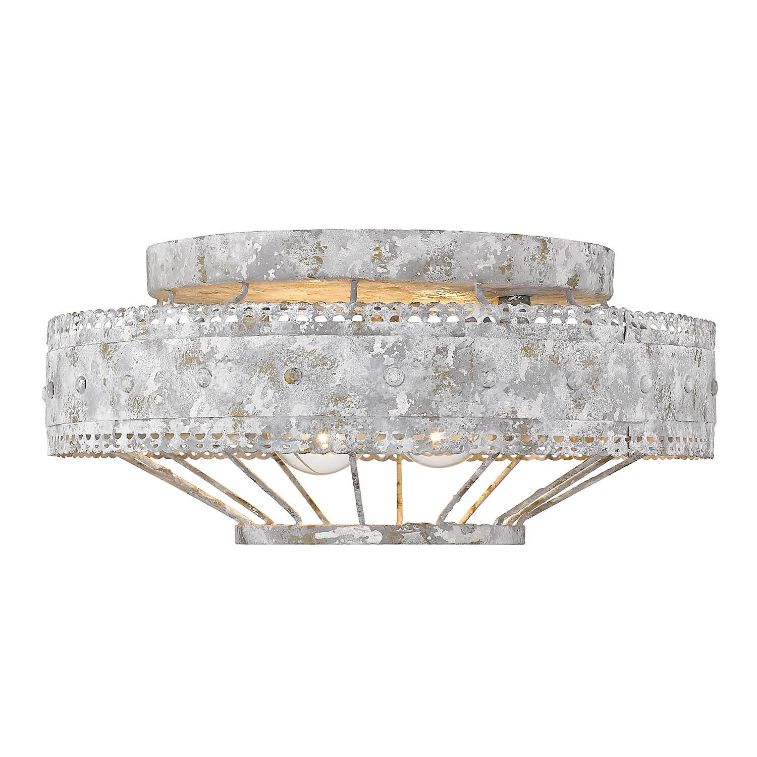 Ferris 6 Inch Flush Mount by Golden Lighting
