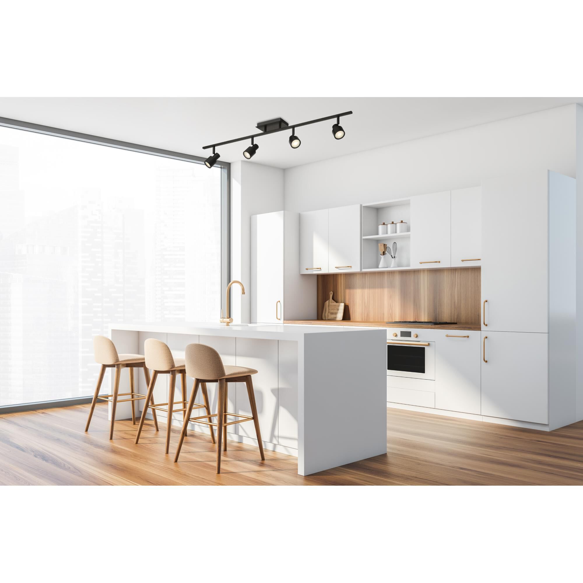 Shown in Brushed Steel finish