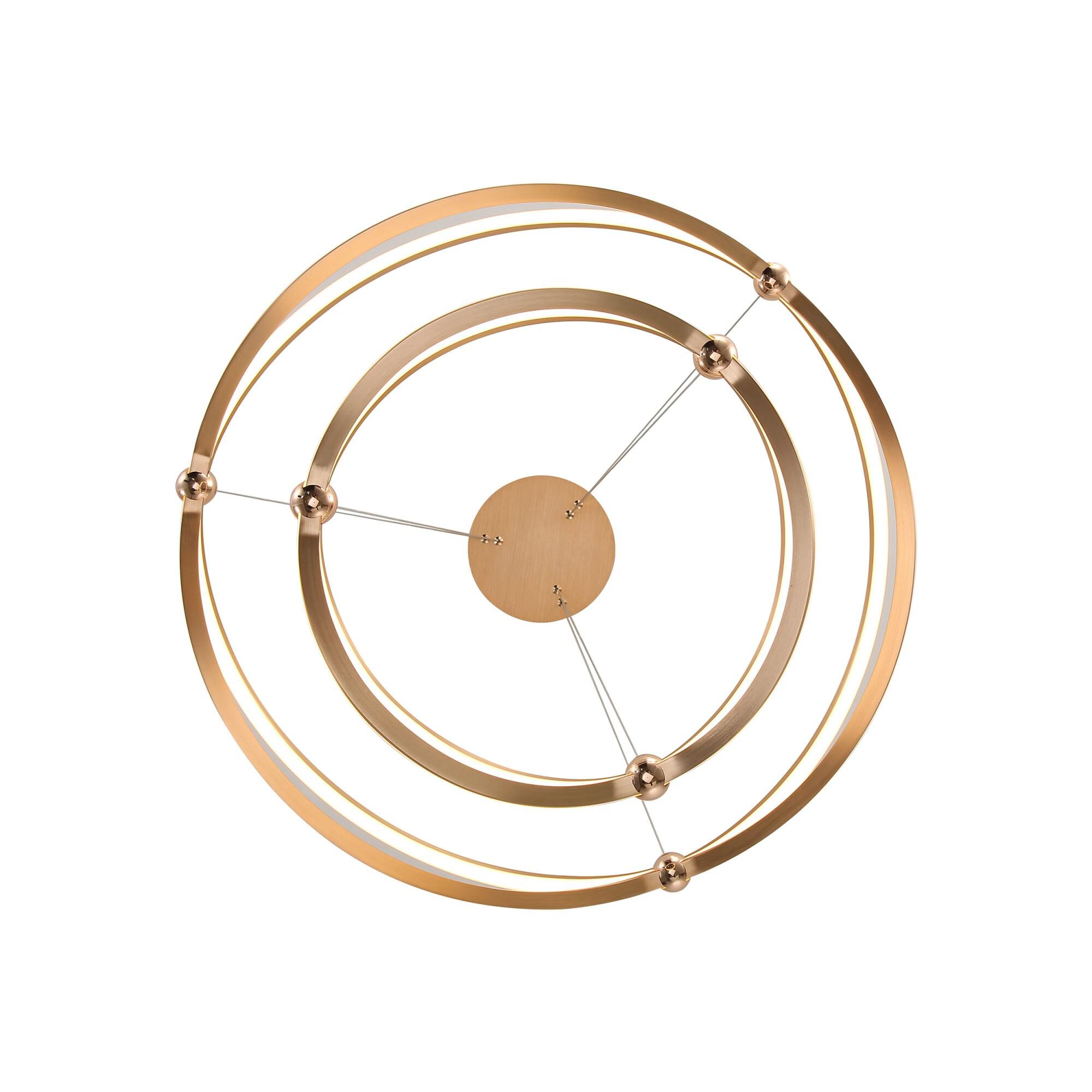 Spirale 32 Inch Chandelier by Golden Lighting