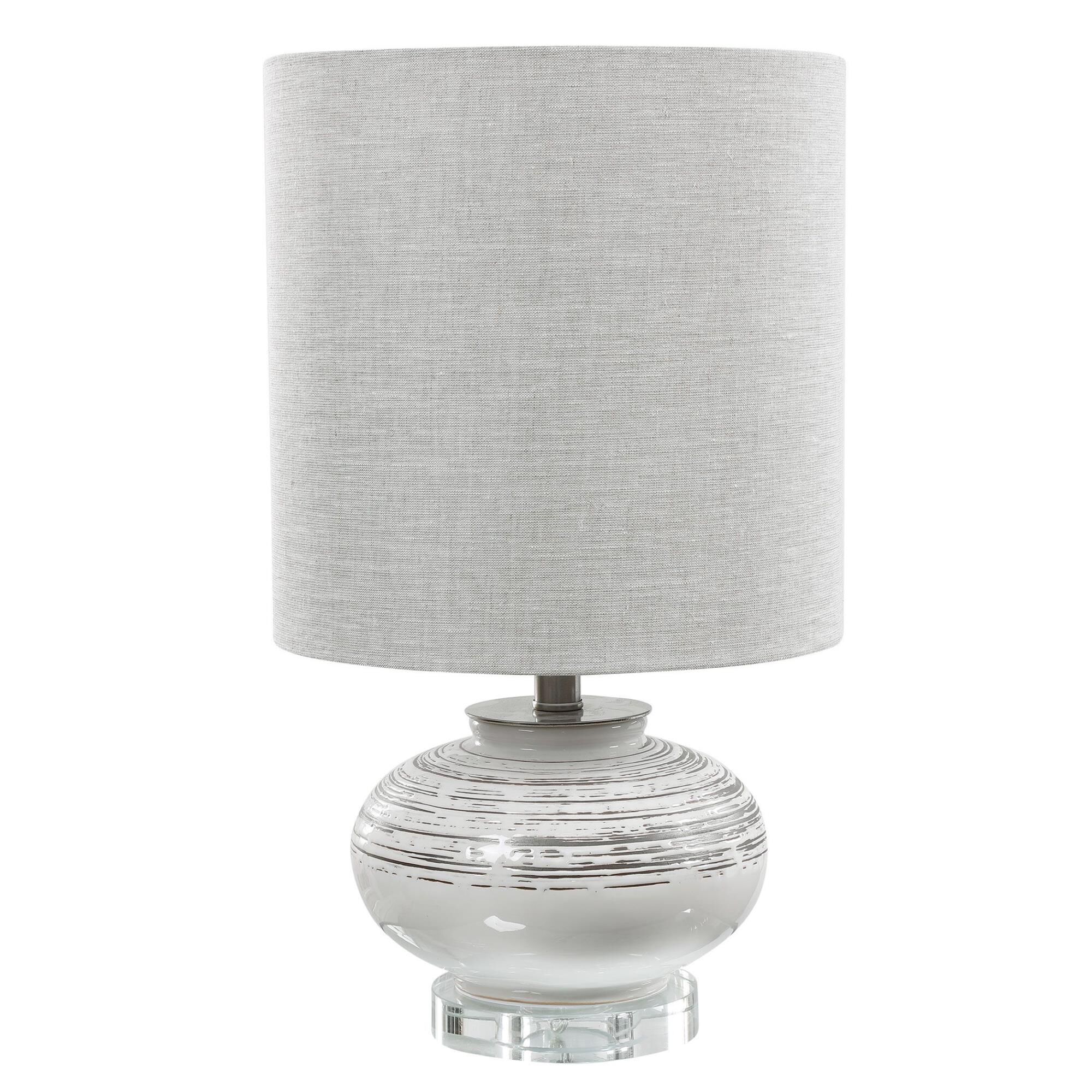 Lenta Off-White Accent Lamp by Uttermost