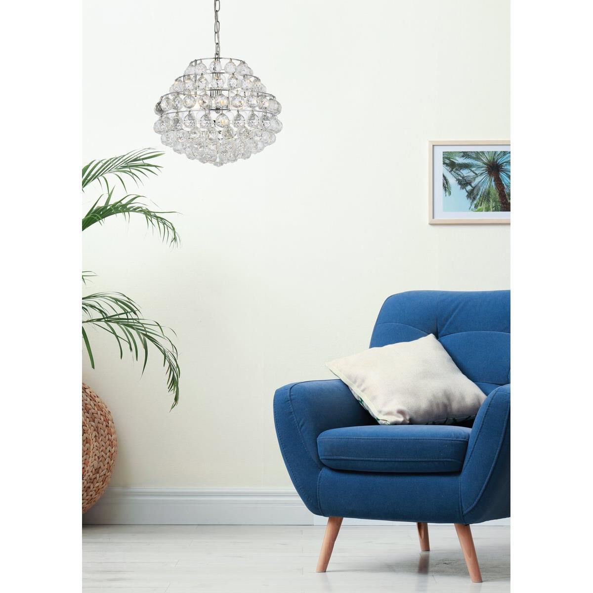 Savannah 16 Inch Large Pendant by Elegant Lighting