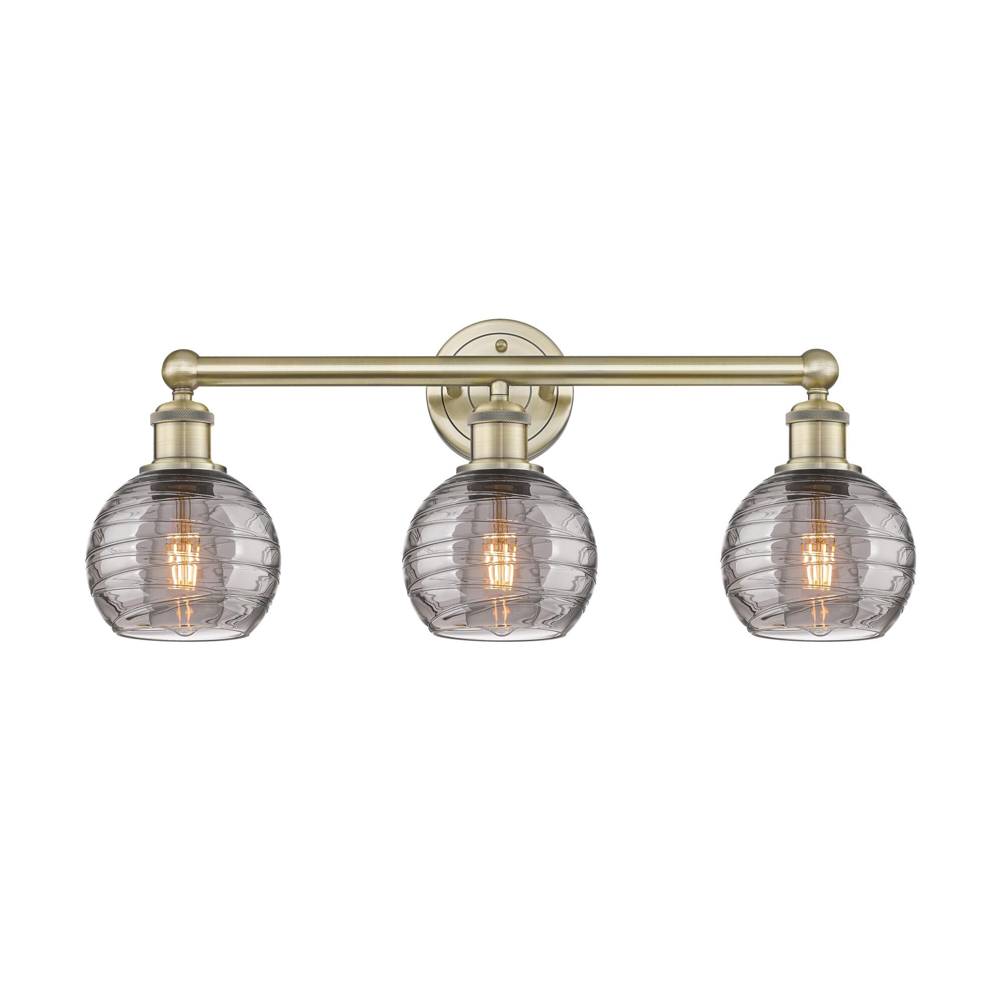 Bruno Marashlian Athens Deco Swirl 24 Inch 3 Light Bath Vanity Light by Innovations Lighting