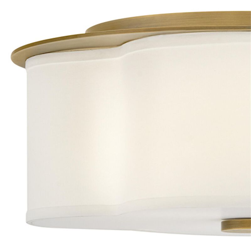 Delaney 20 Inch 3 Light Flush Mount by Hinkley
