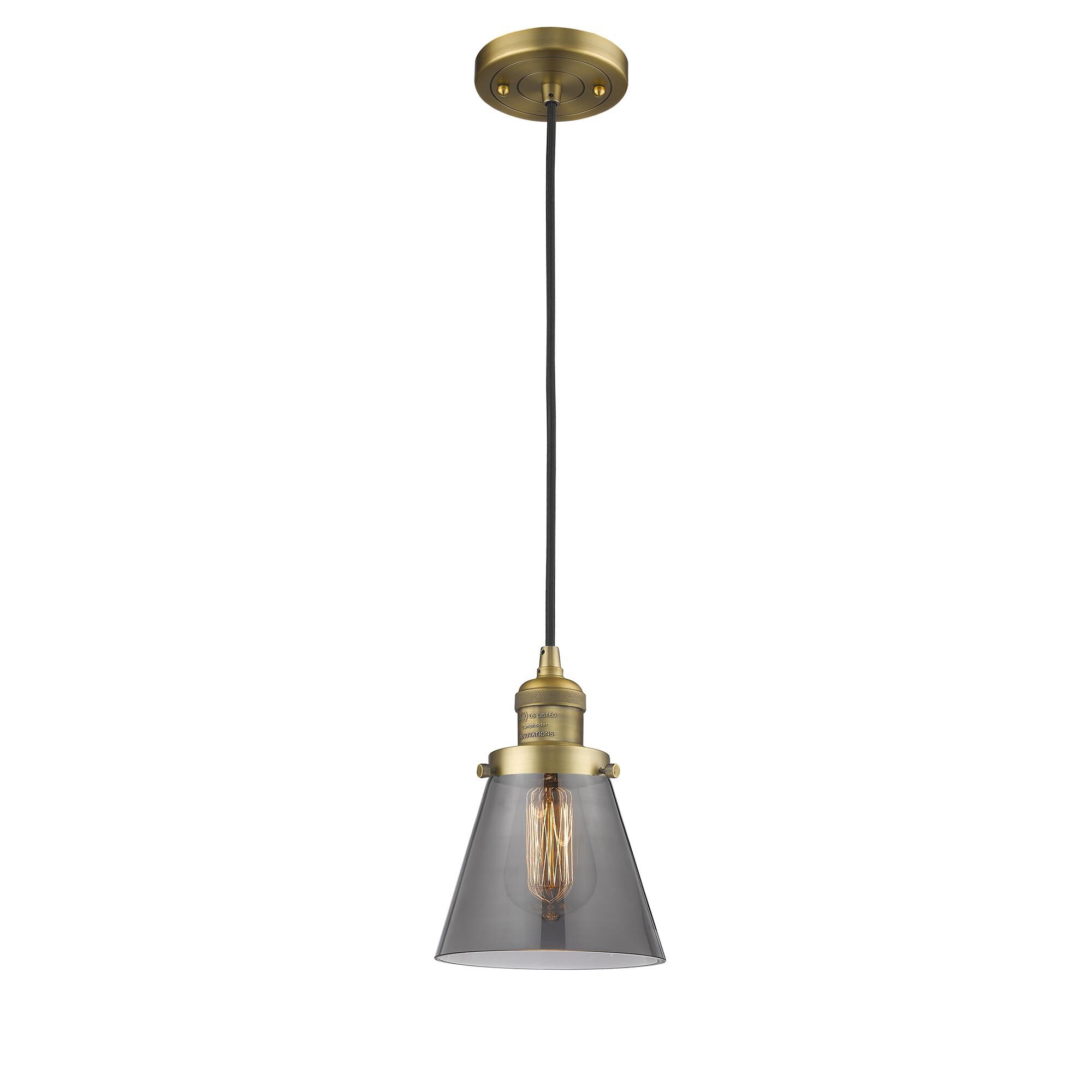 Bruno Marashlian Small Cone 6 Inch Mini Pendant by Innovations Lighting