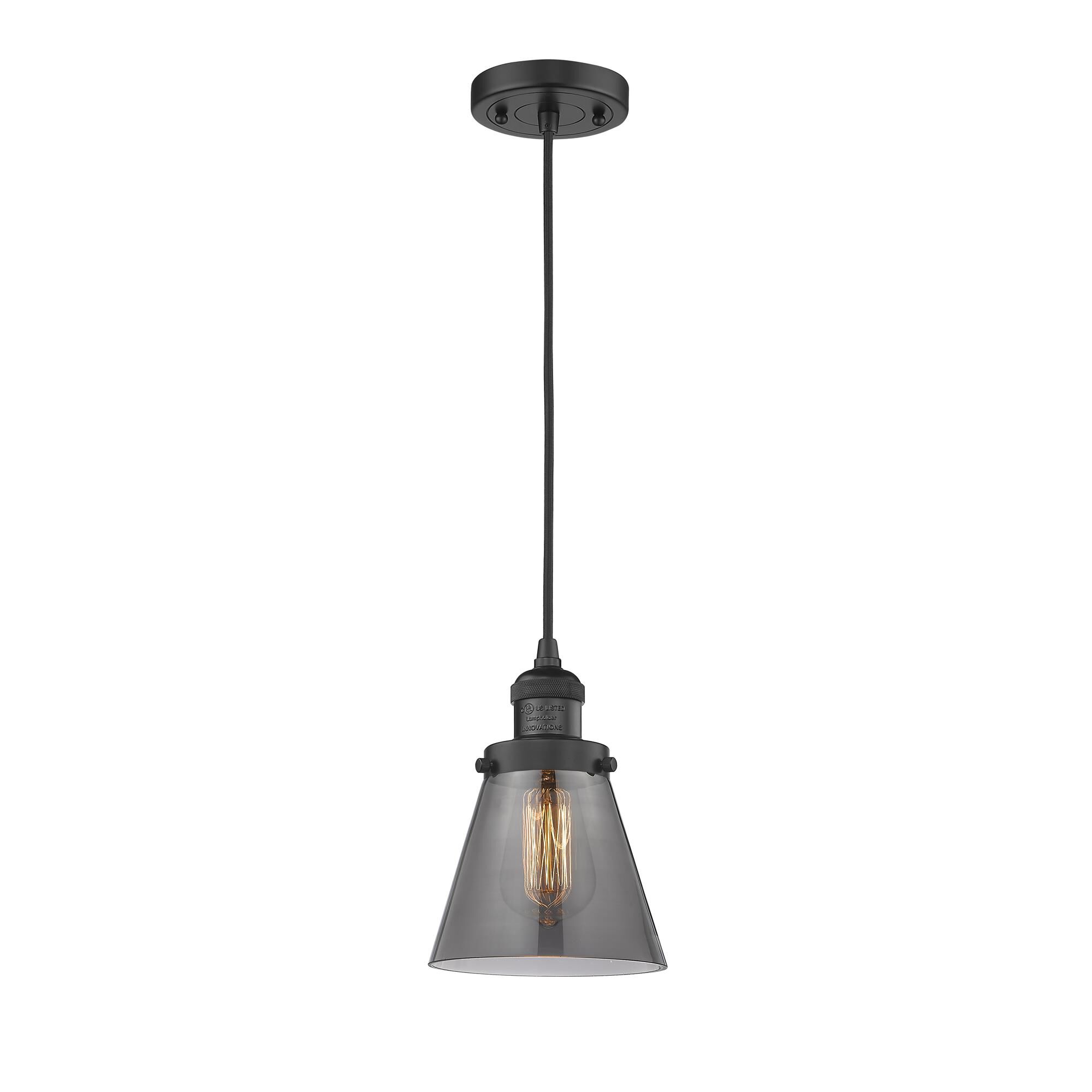 Shown in Matte Black finish and Smoked glass