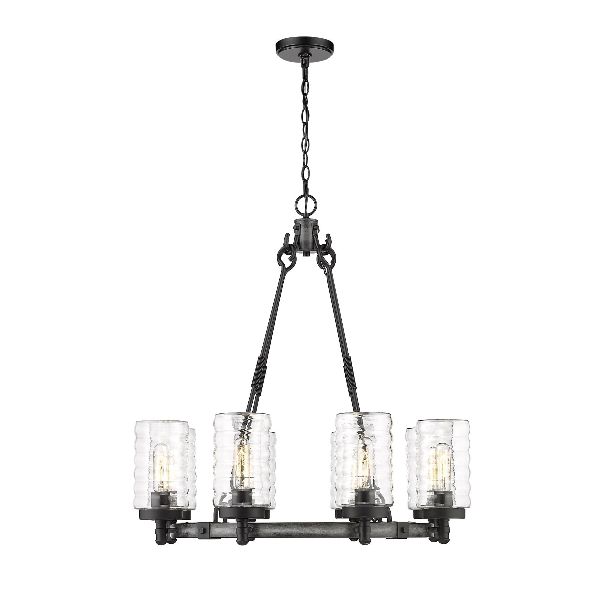 Tahoe 29 Inch Tall 8 Light Outdoor Hanging Lantern by Z-Lite