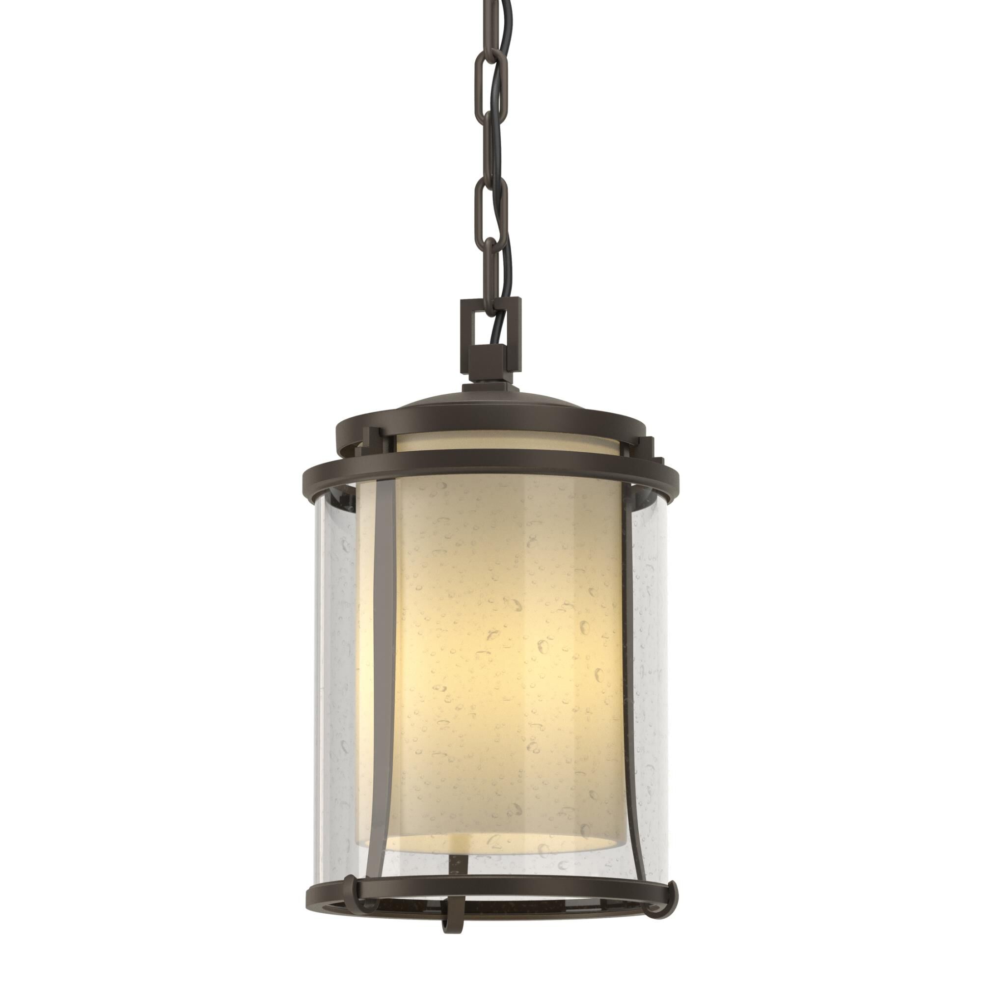 Hubbardton Forge Meridian 12 Inch Tall Outdoor Hanging Lantern