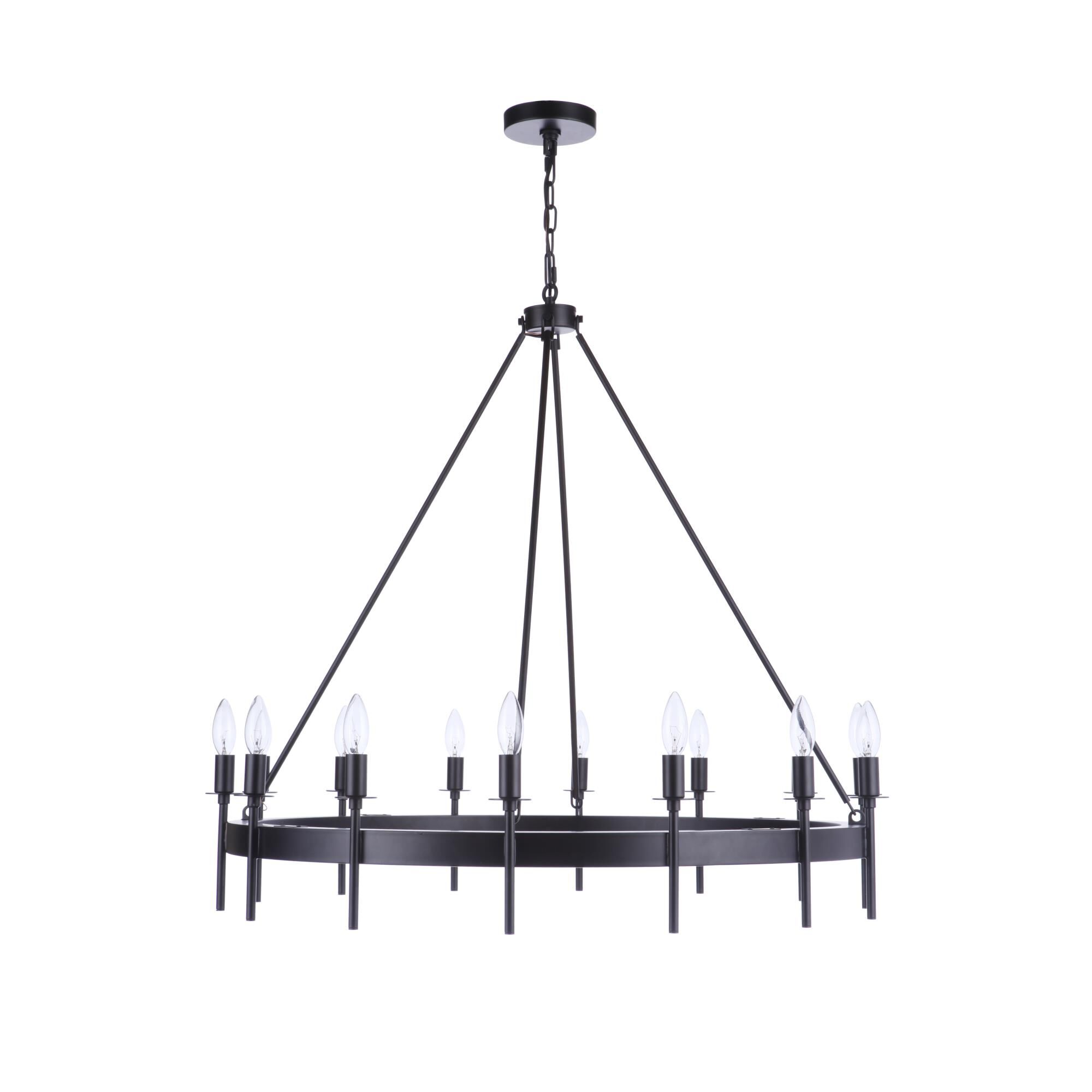 Larrson 36 Inch 14 Light Chandelier by Craftmade