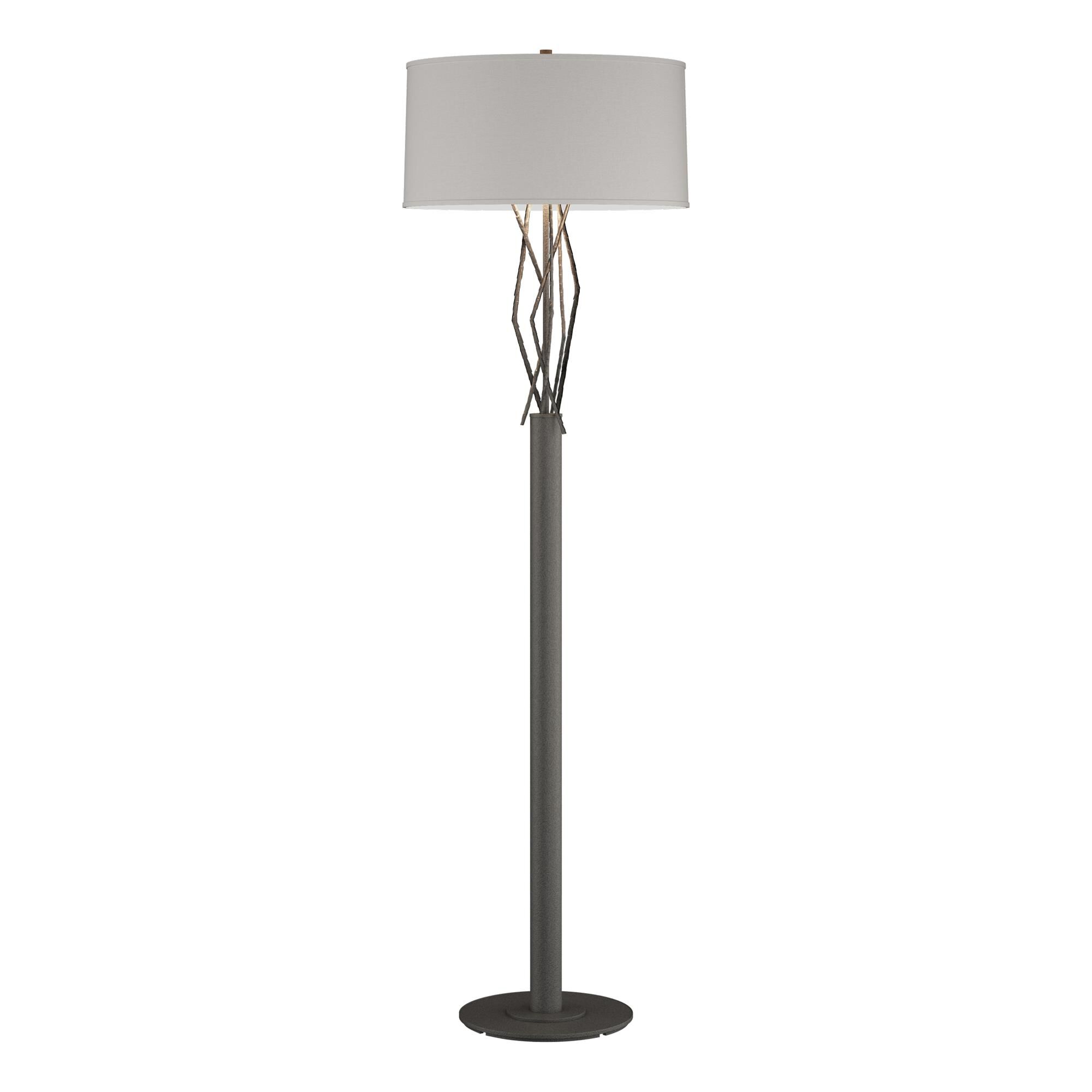 Shown in Natural Iron finish and Flax shade