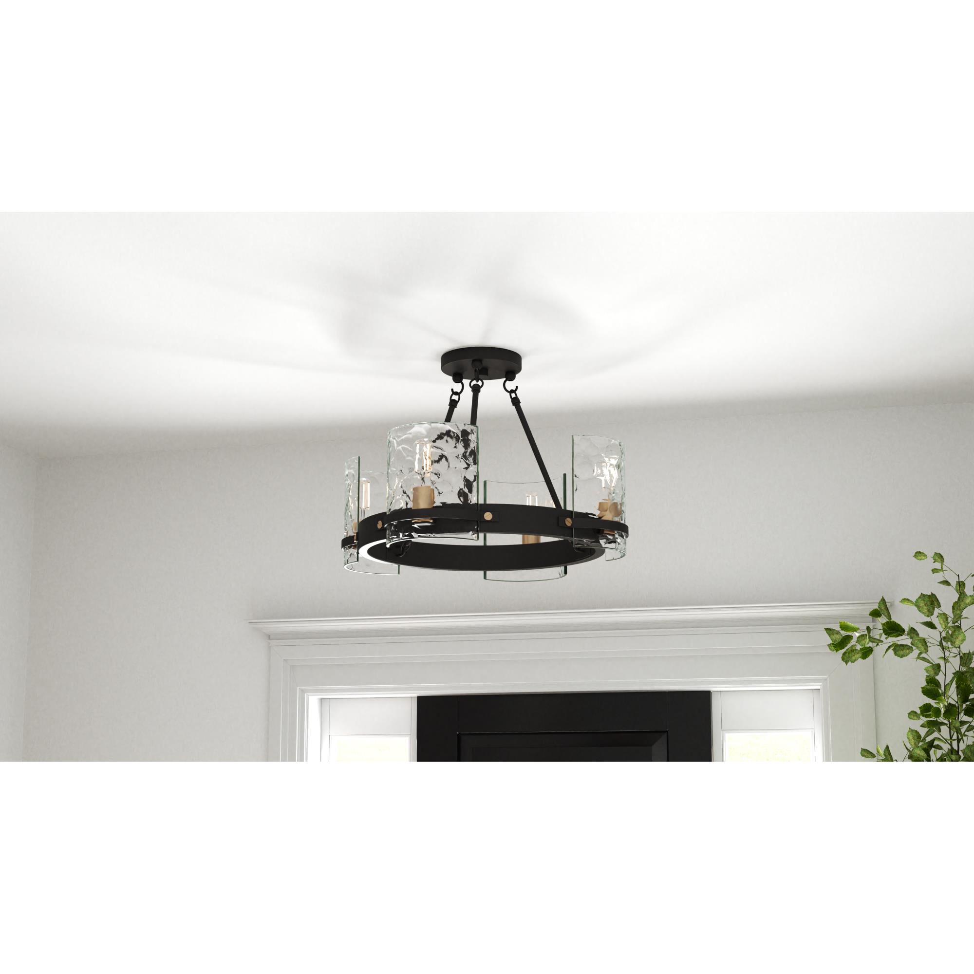 Gloucester 20 Inch Semi Flush Mount by Quoizel