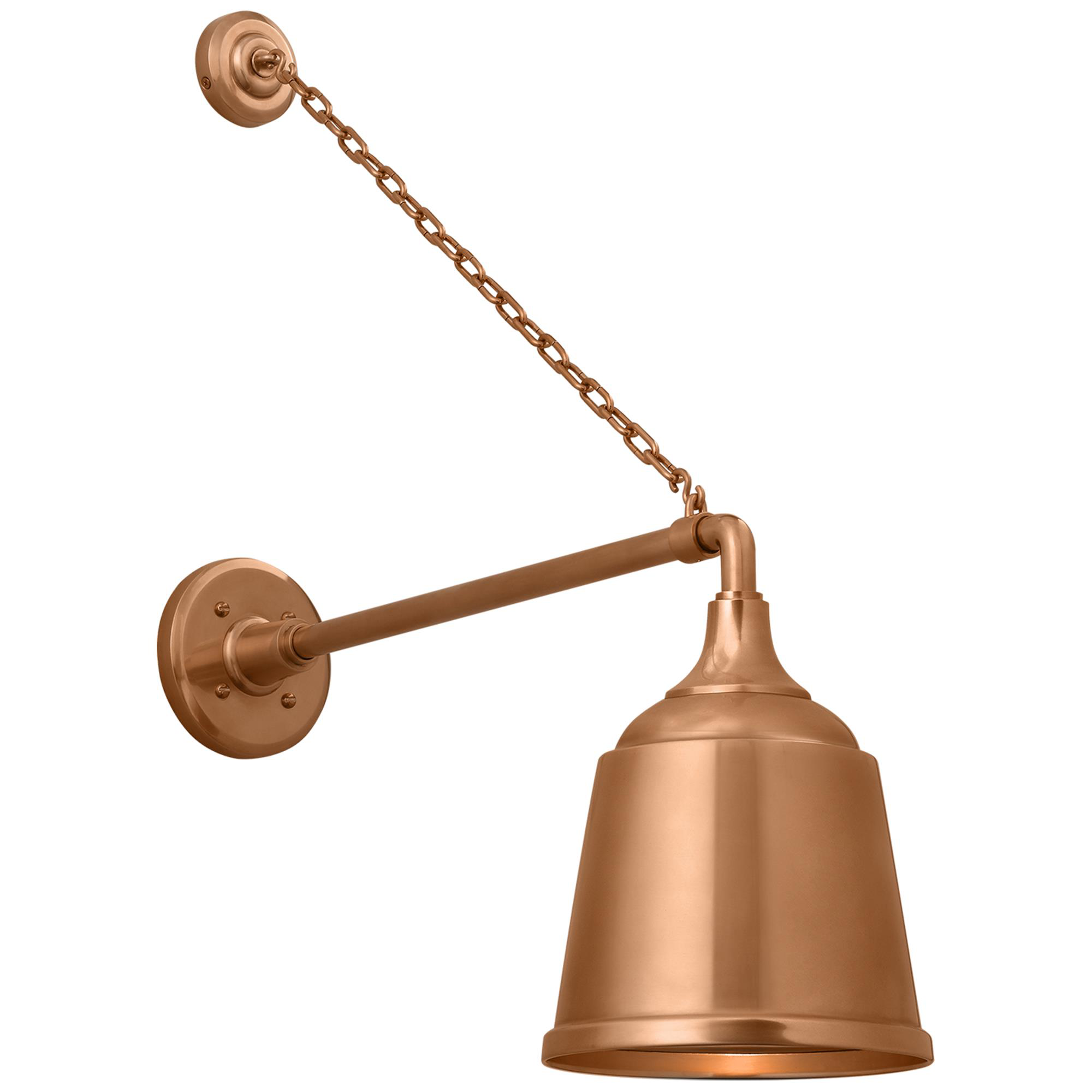 Shown in Soft Copper finish and Copper shade