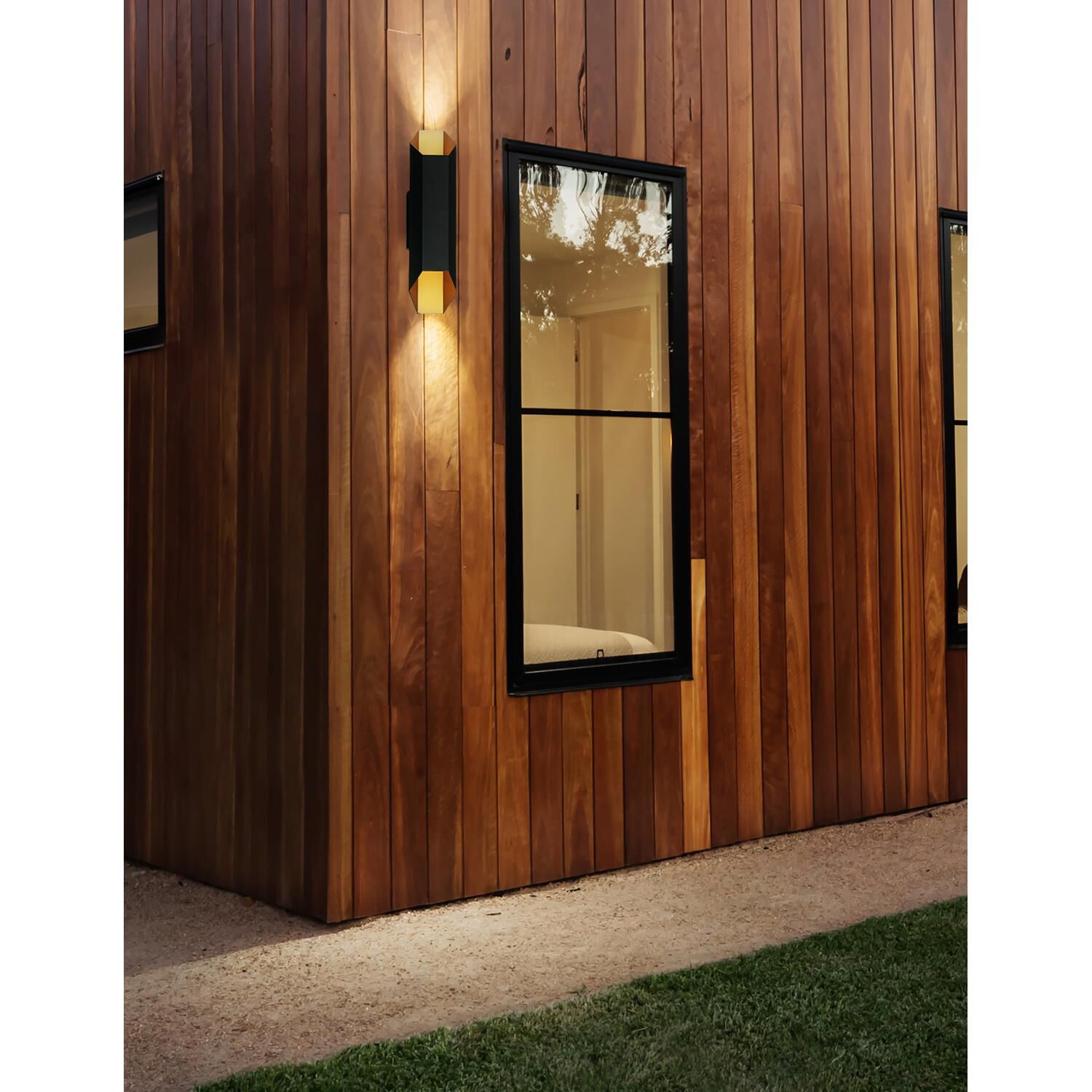 Monterey 16 Inch Tall 2 Light LED Outdoor Wall Light by Justice Design Group