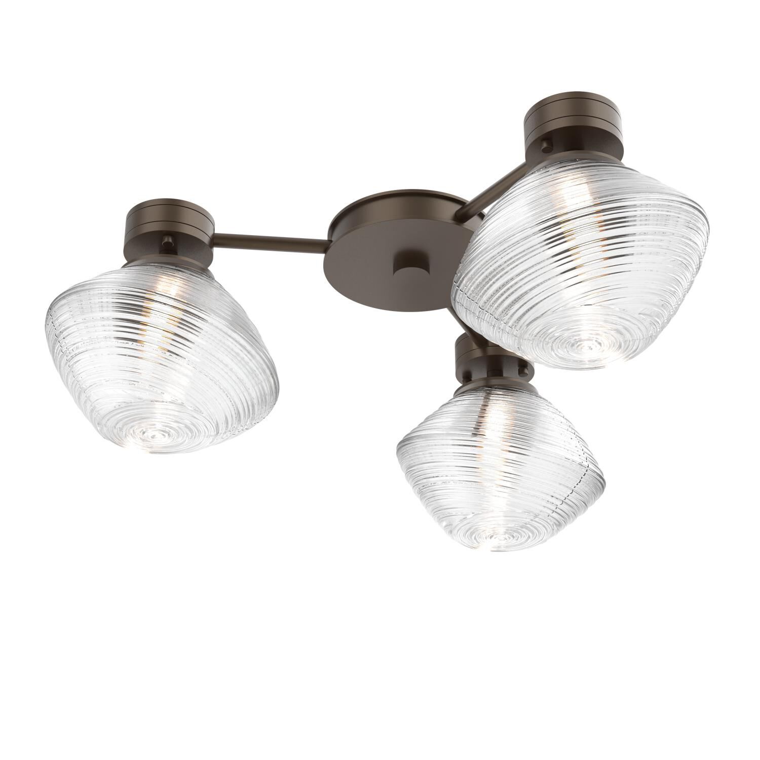 Shown in Flat Bronze finish and Clear glass