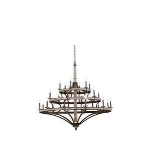 Coronado 60 Inch 24 Light Chandelier by Kalco Lighting