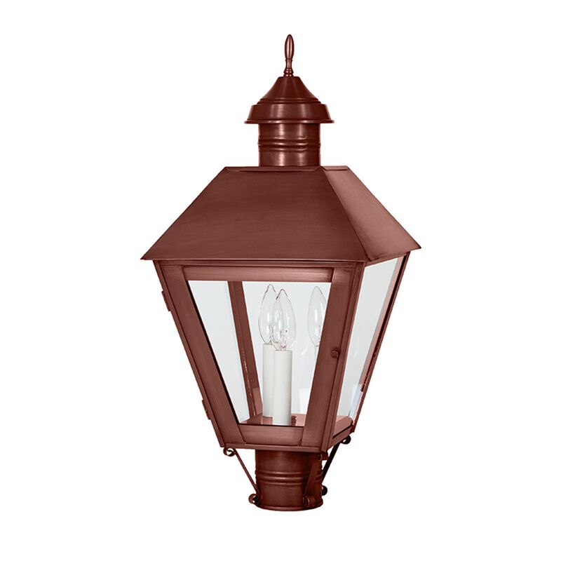 Boston 27 Inch 3 Light Outdoor Post Lamp by Northeast Lantern