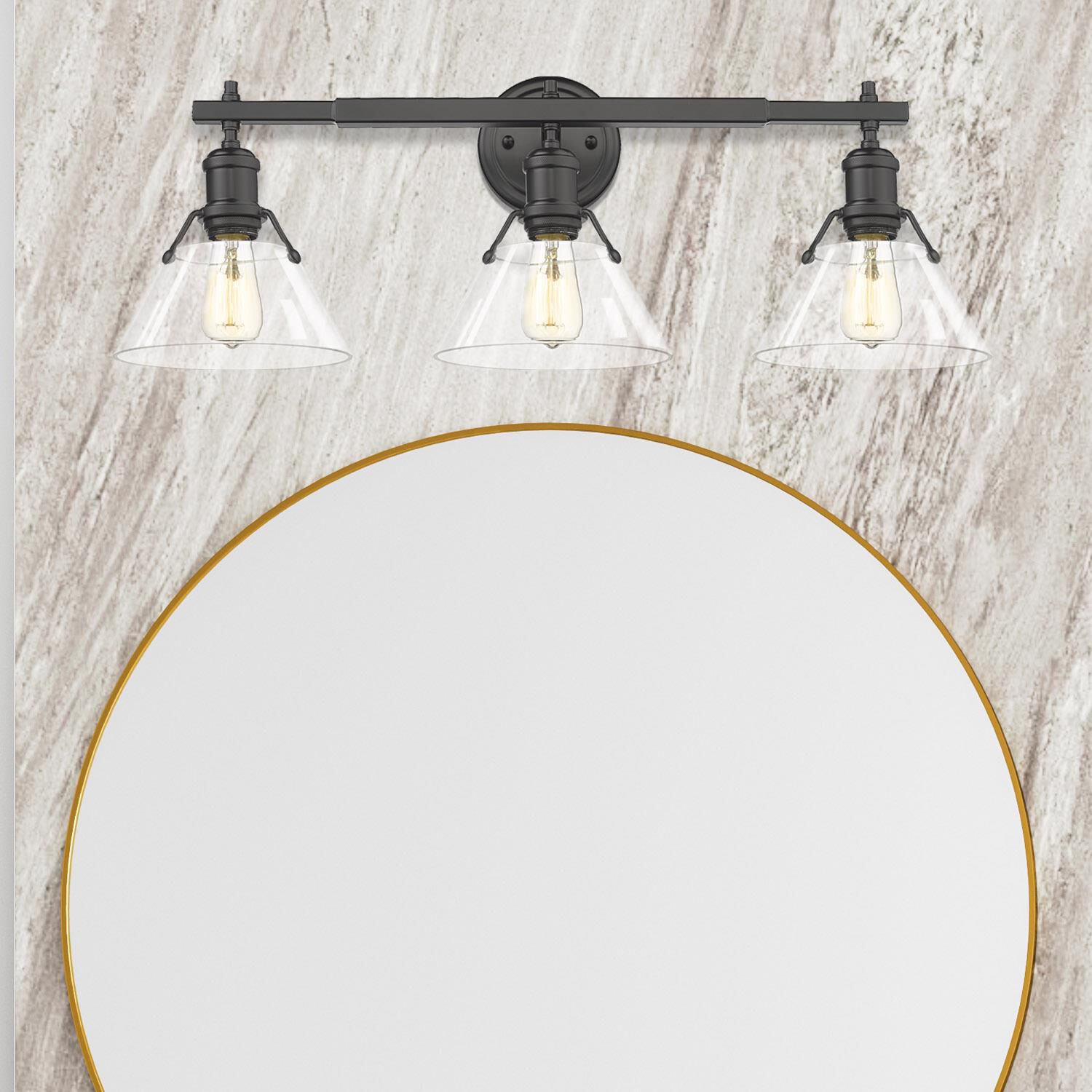 Orwell 27 Inch Bath Vanity Light by Golden Lighting