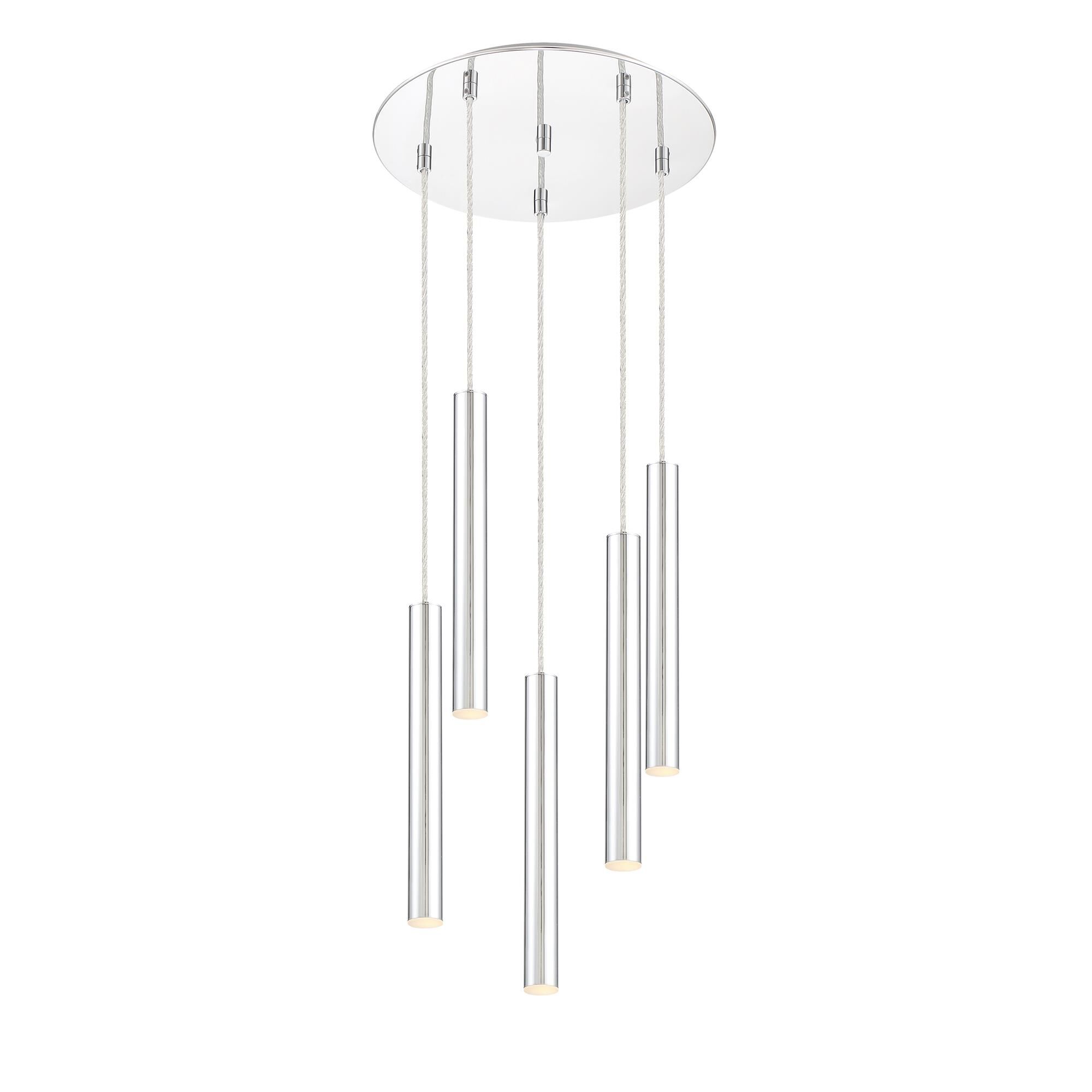 Shown in Chrome finish and Steel glass and Steel shade