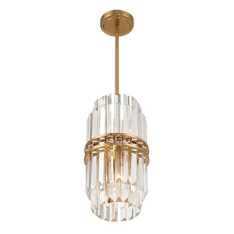 Hayes Small Lantern Pendant by Crystorama