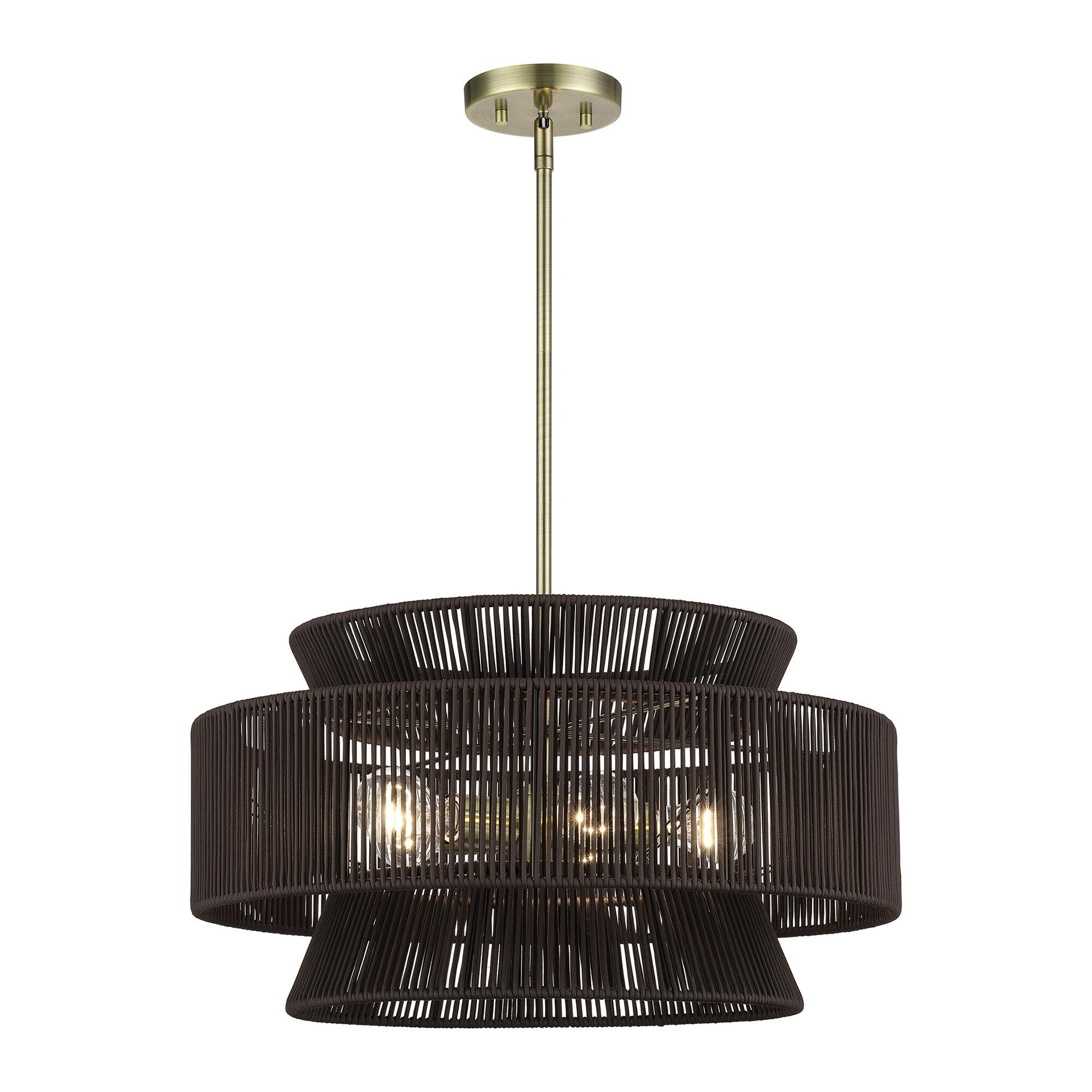 Florell 22 Inch Large Pendant by Livex Lighting