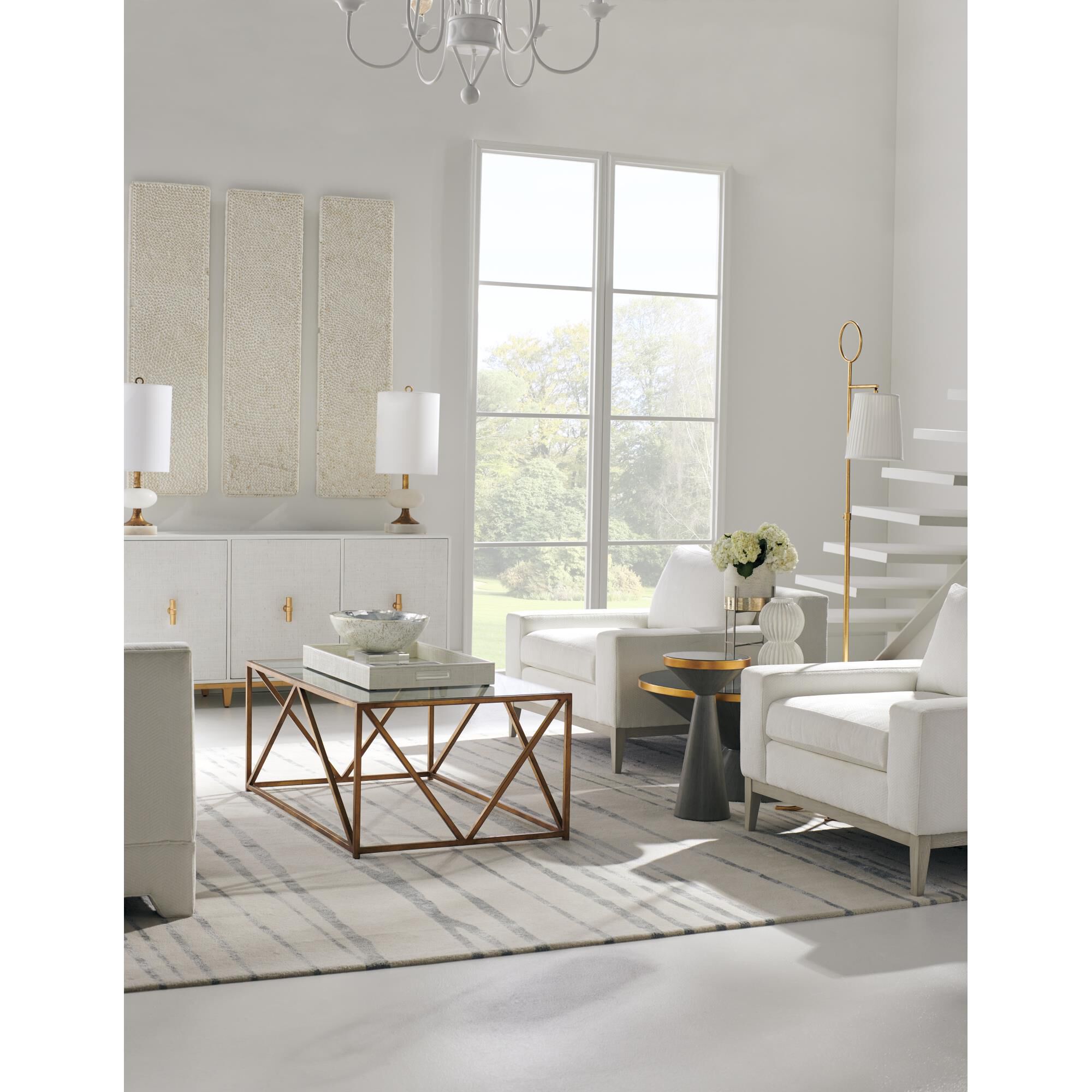 Shown in White Glaze finish