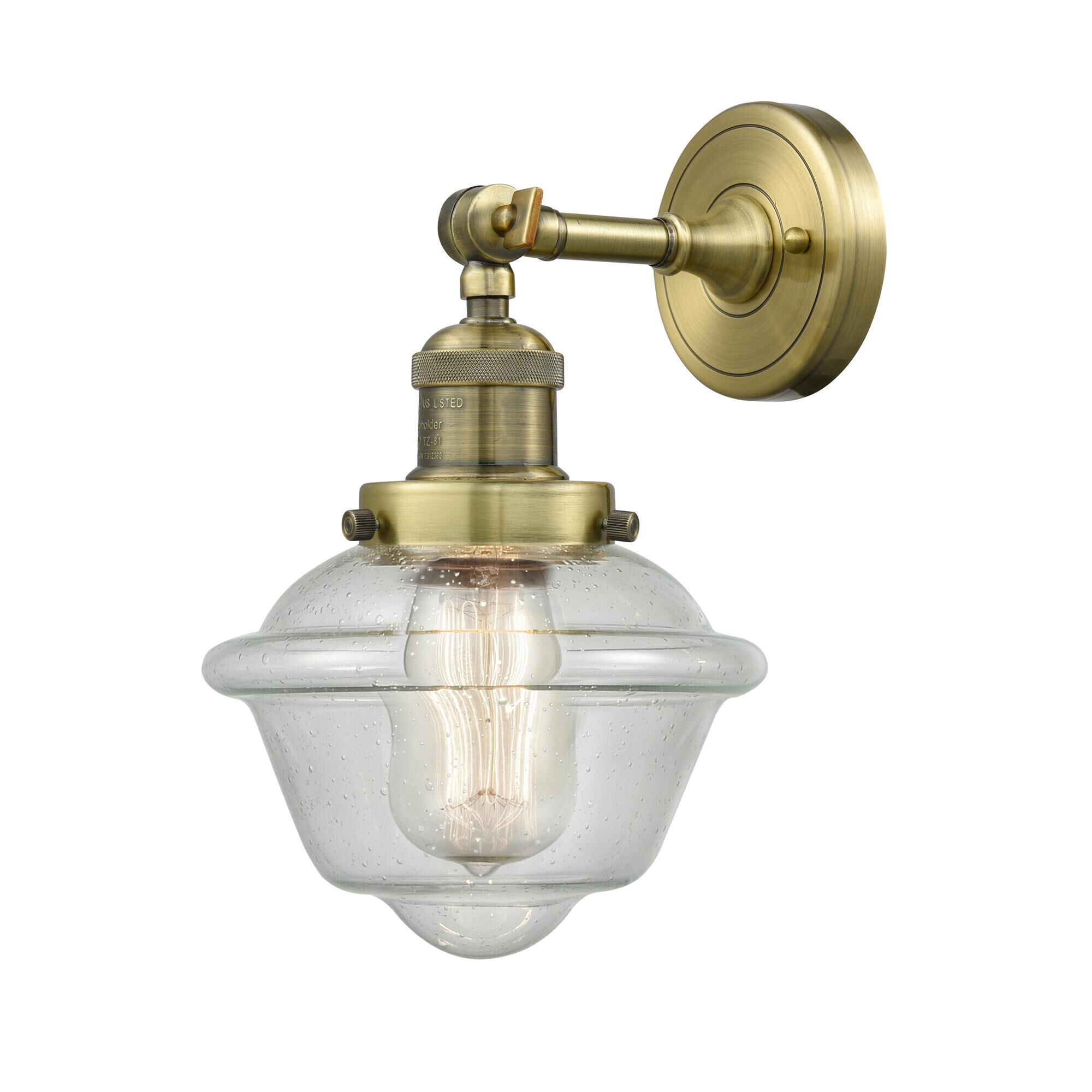 Bruno Marashlian Small Oxford 7 Inch 1 Light Semi Flush Mount by Innovations Lighting