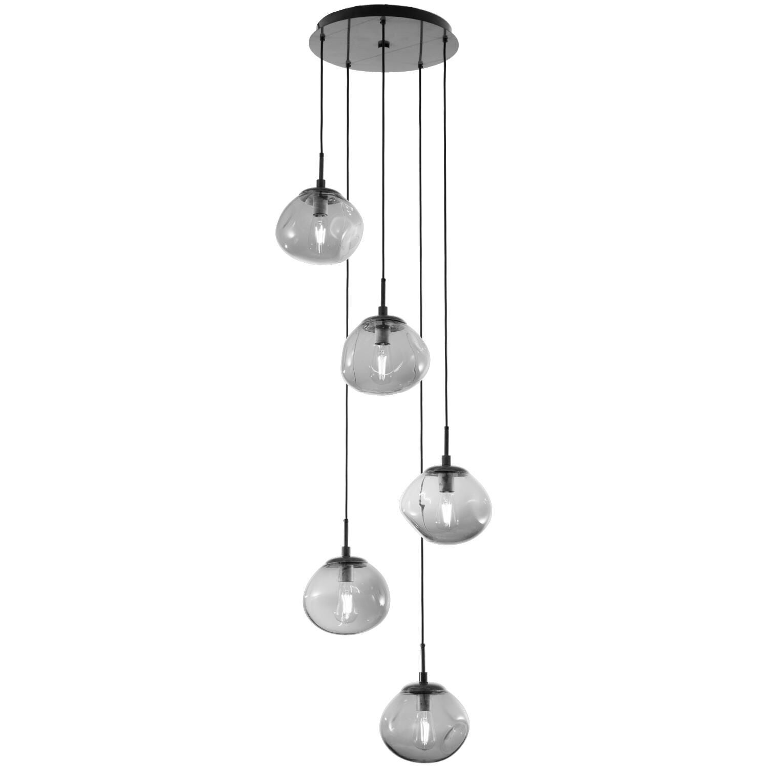 Levi Wilson Nebula 24 Inch 5 Light Multi Light Pendant by Hammerton Studio