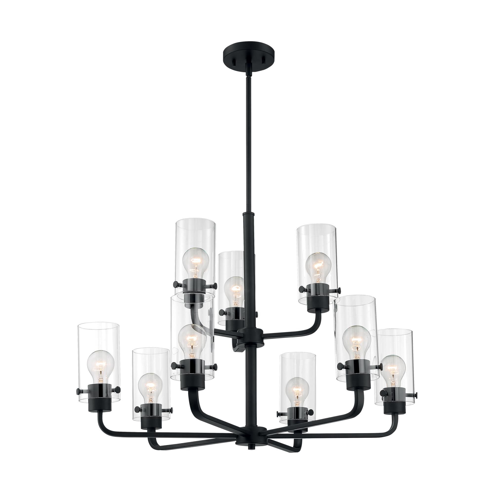 Sommerset 30 Inch 9 Light Chandelier by Nuvo Lighting