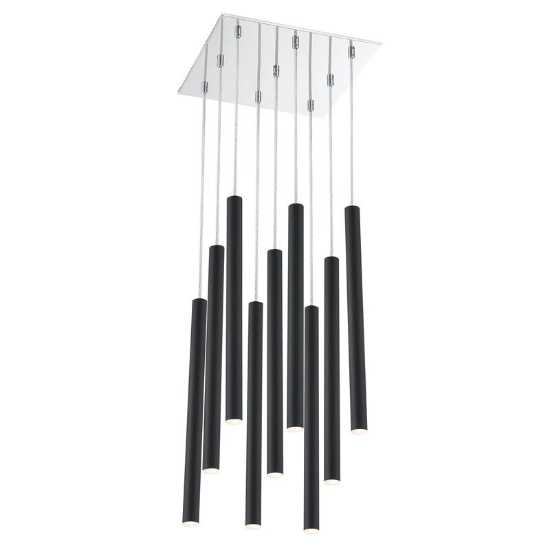 Forest 14 Inch 9 Light LED Linear Suspension Light by Z-Lite