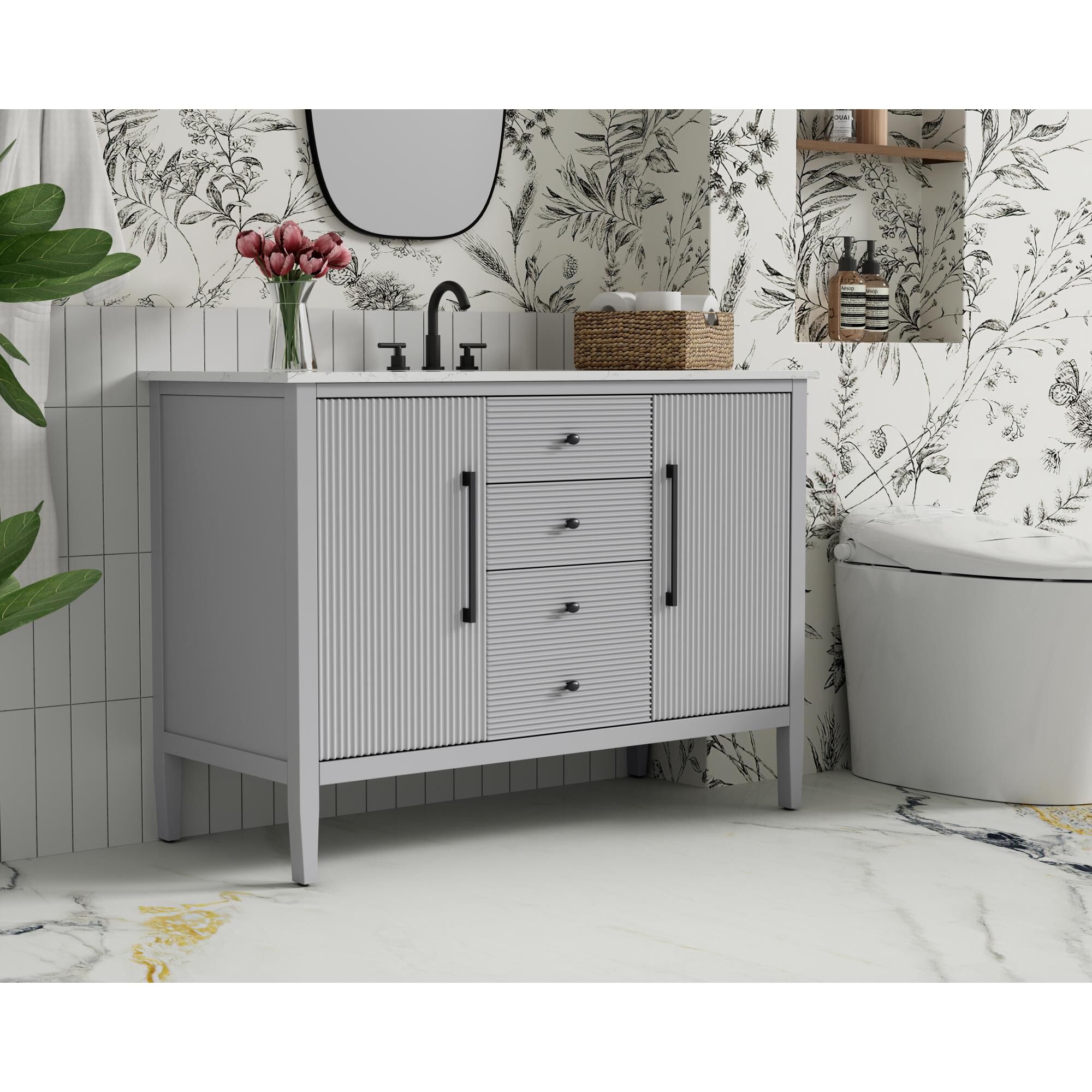 Blakely 48 Inch Bath Vanity by Elegant Dcor