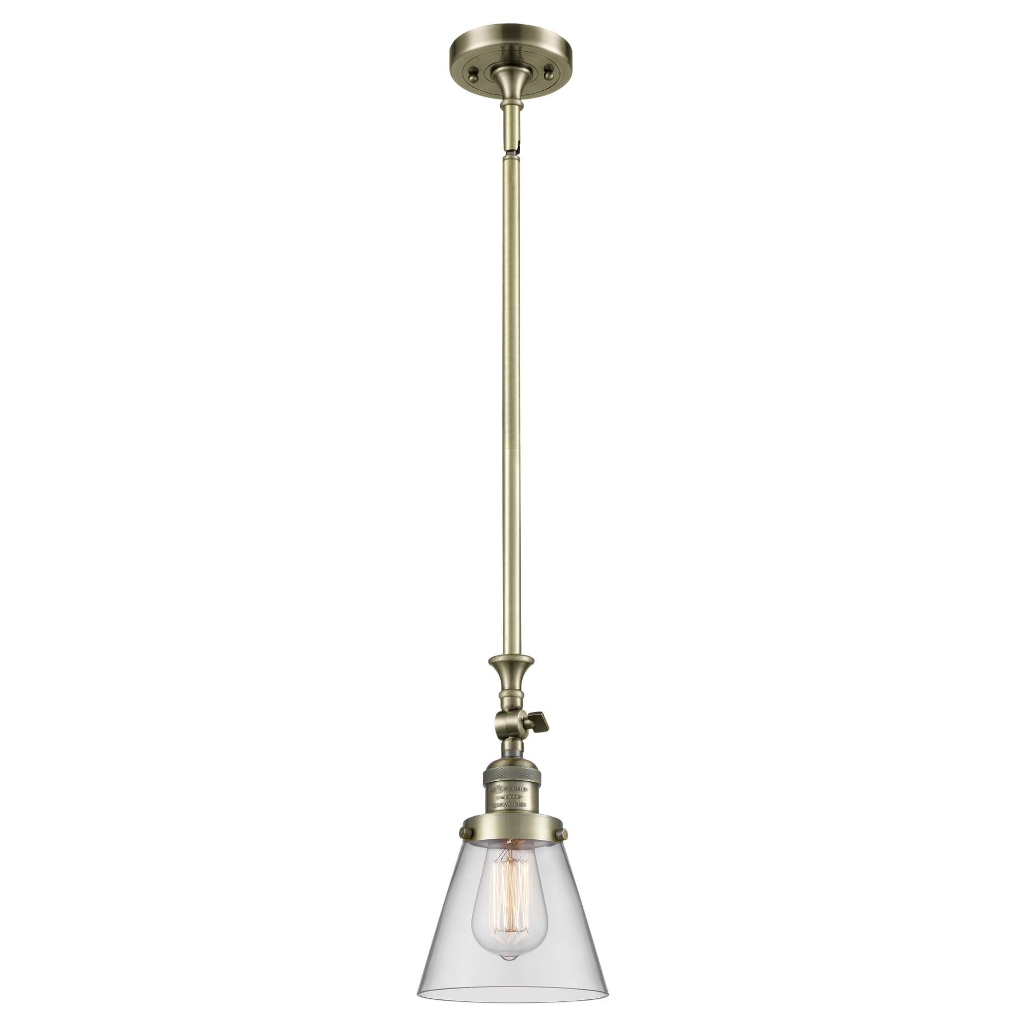 Bruno Marashlian Small Cone 6 Inch Mini Pendant by Innovations Lighting