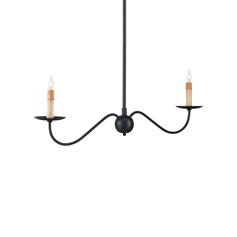 Saxon 43 Inch Linear Suspension Light by Currey and Company