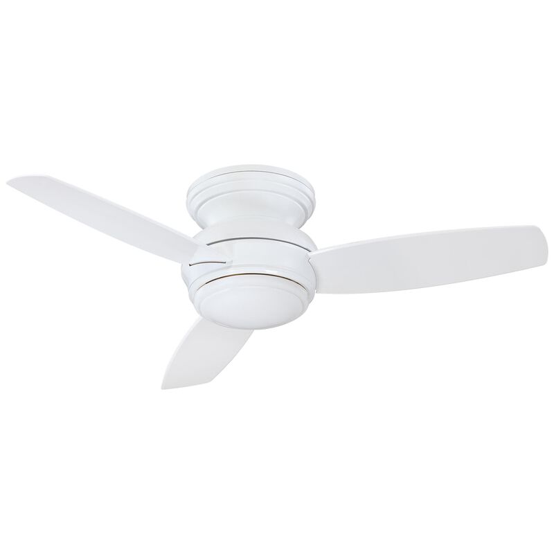 Traditional Concept 44 Inch Flush Mount Fan with Light Kit by Minka Aire